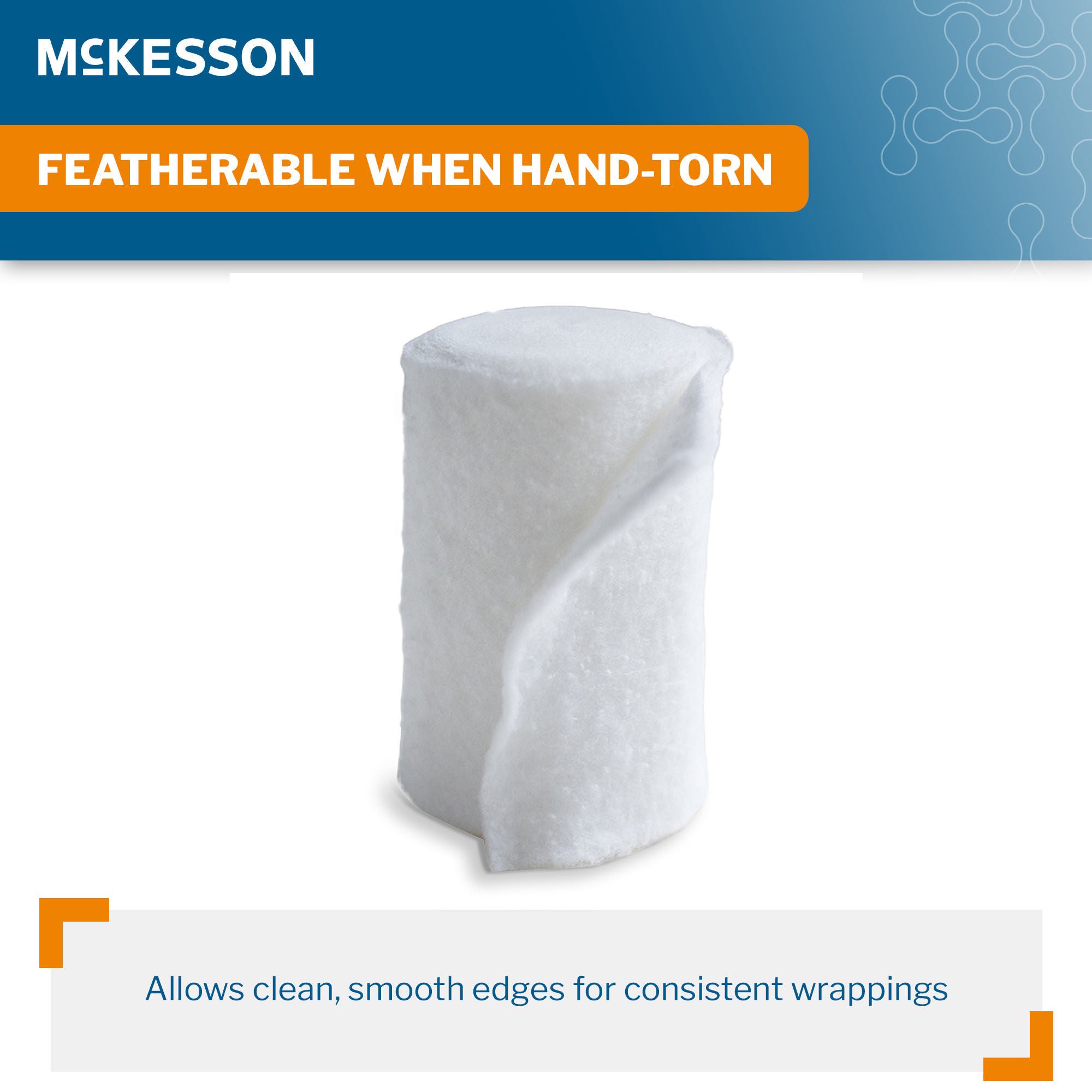 McKesson Brand - 142-CCP412 Cast Padding Undercast McKesson 4 Inch X 4 Yard Cotton NonSterile