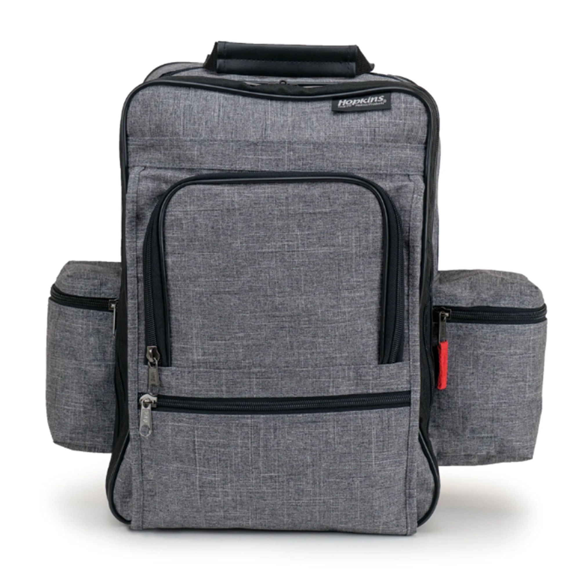 Hopkins Medical Products - ML34302-HGR Home Care Backpack Hopkins Gray Poly Blend with Microban 11-1/2 X 16 Inch