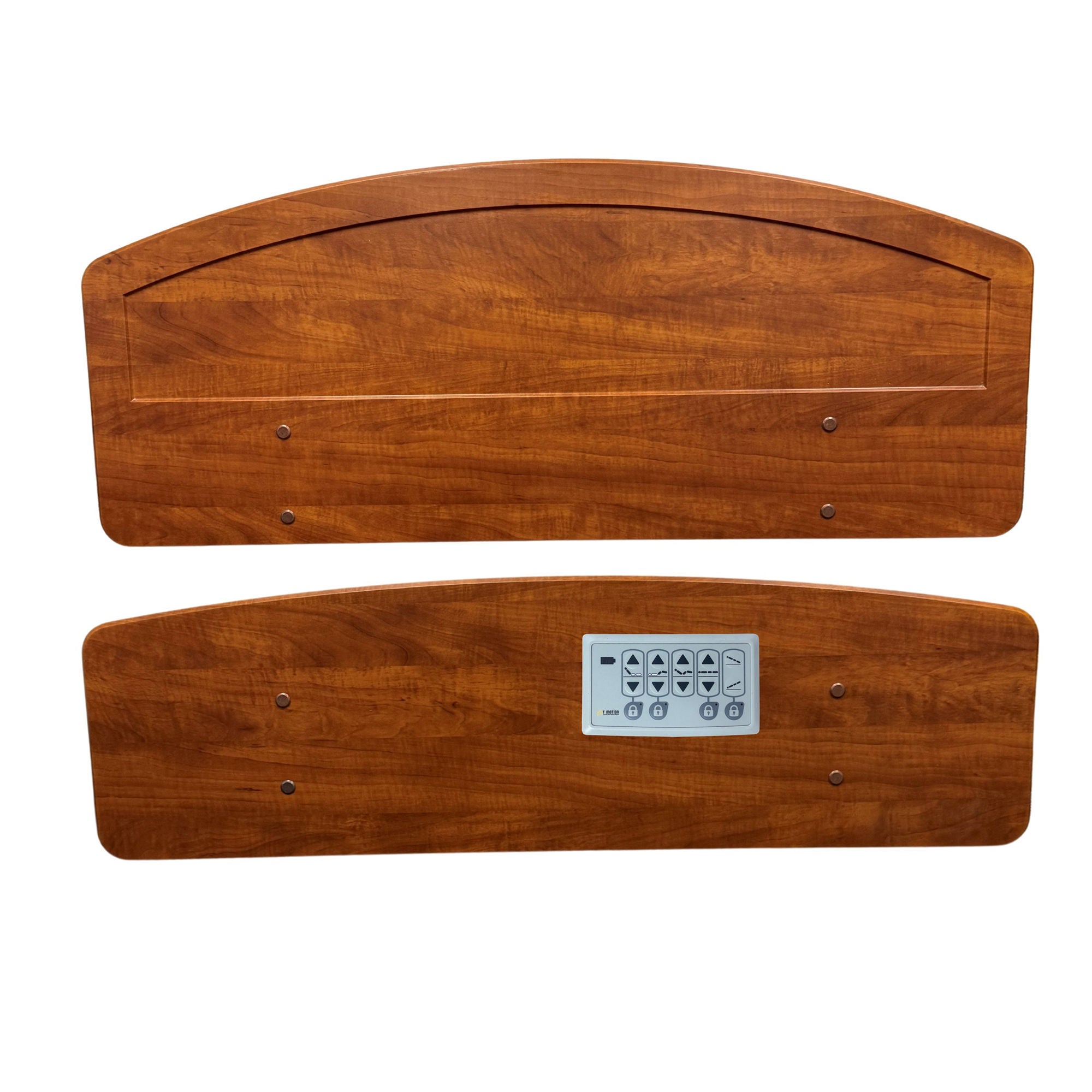 N.O.A. Medical Industries - 7540205WCH Headboard / Footboard Thermafoil Series Mission Style Wild Cherry