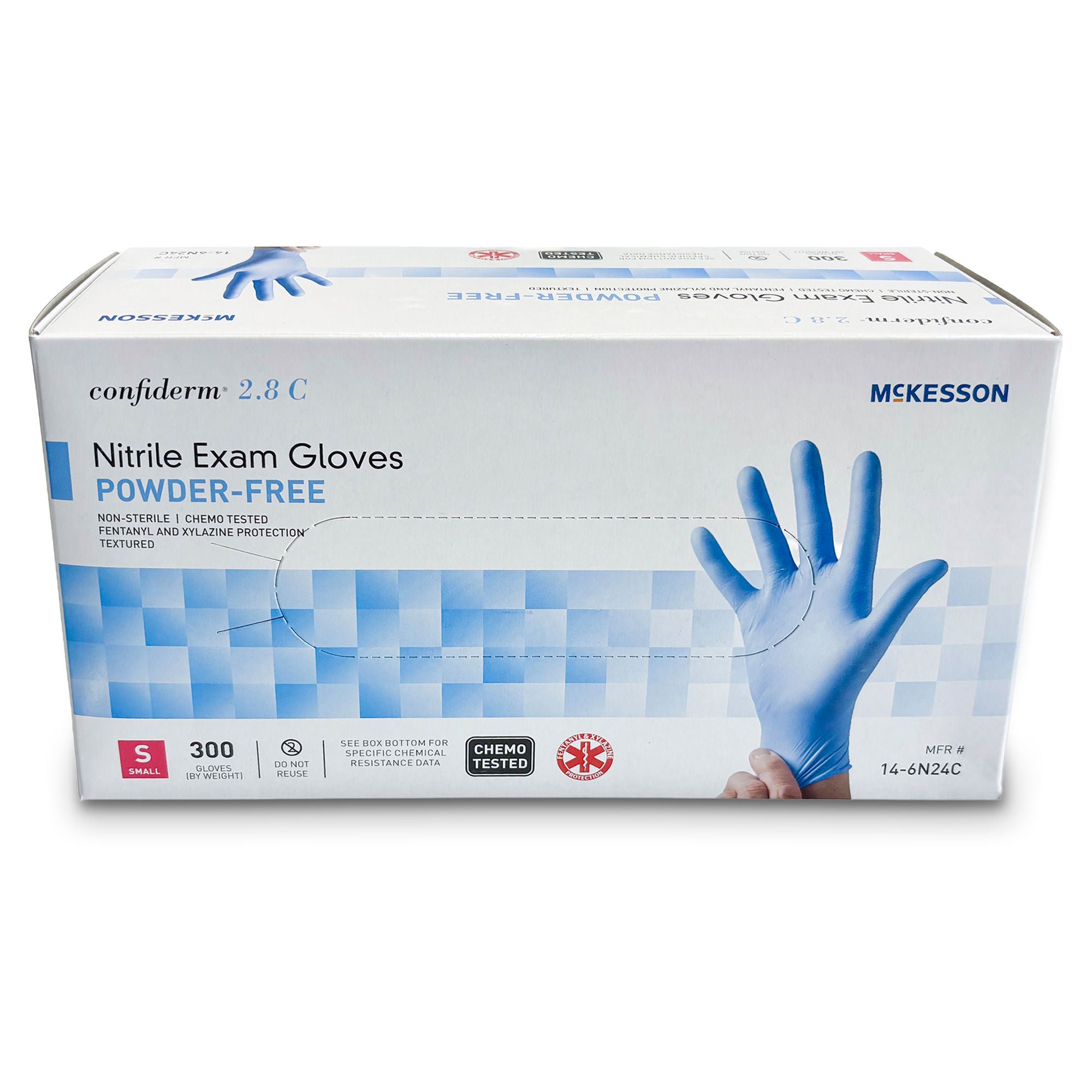 McKesson Brand - 14-6N24C McKesson Confiderm® 2.8C Nitrile Exam Gloves