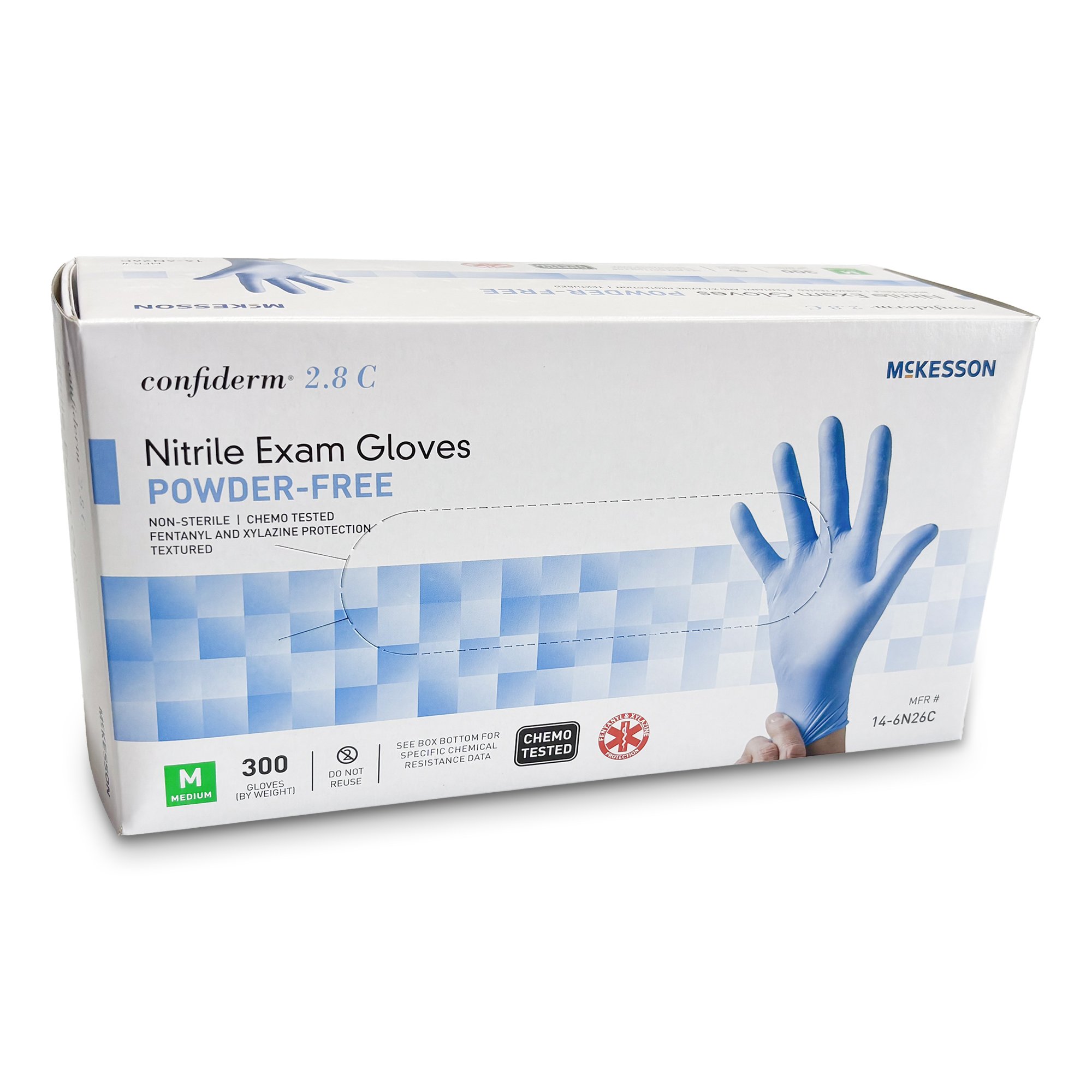 McKesson Confiderm 2.8 C Exam Glove 14-6N26C by McKesson Brand