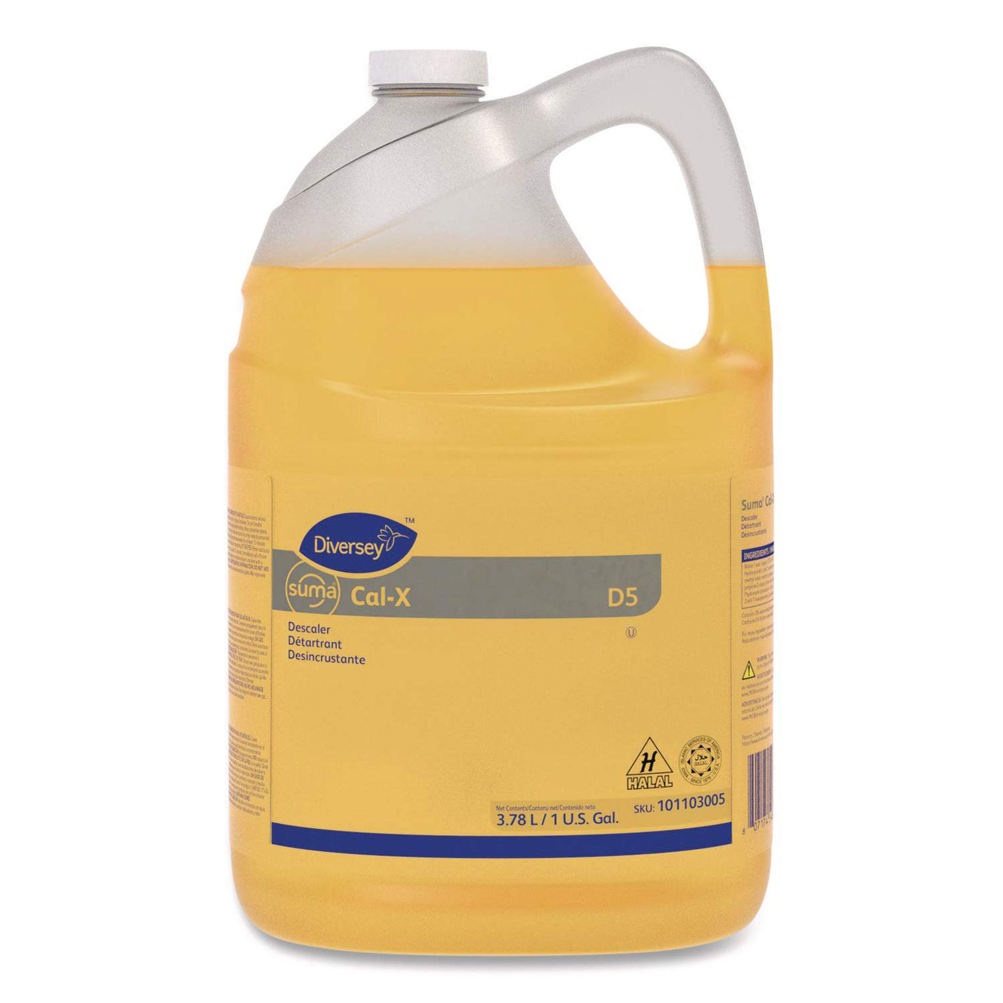 Diversey - 101103005 Hard Water / Lime Scale Remover Diversey™ Suma® Cal-X Descaler Acid Based Manual Pour Liquid 1 gal. Jug Acidic Scent NonSterile