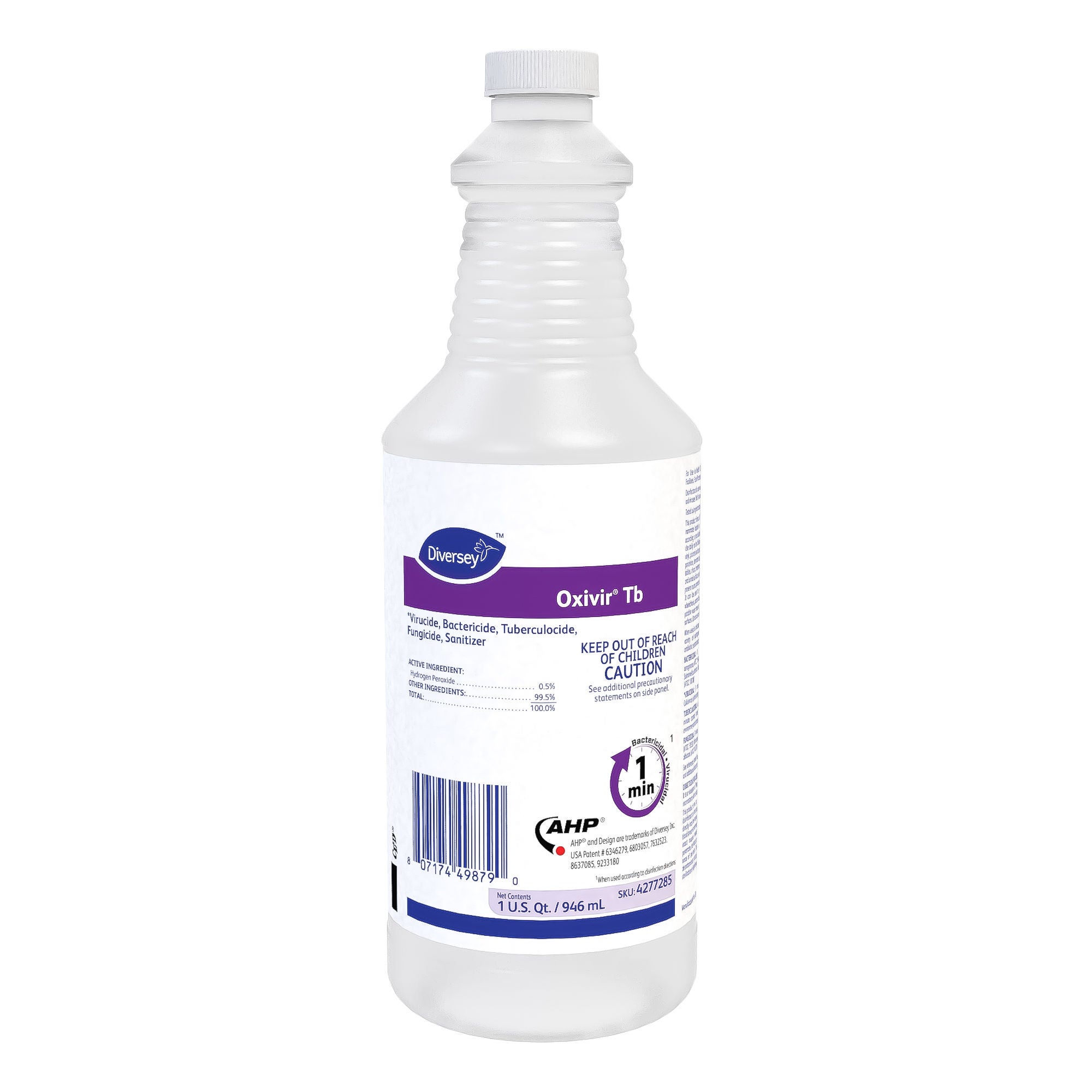 Diversey - 4277285 Surface Disinfectant Cleaner Diversey™ Oxivir® Tb Bactericidal Pump Spray Liquid 32 oz. Bottle Characteristic Scent NonSterile