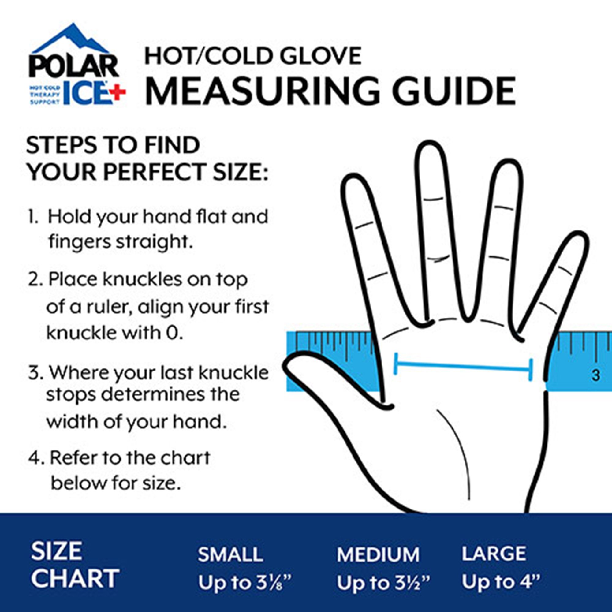 Brownmed 31600 - Polar Ice® Hot/Cold Glove with Flexible Gel Lining, Small - 1/Each