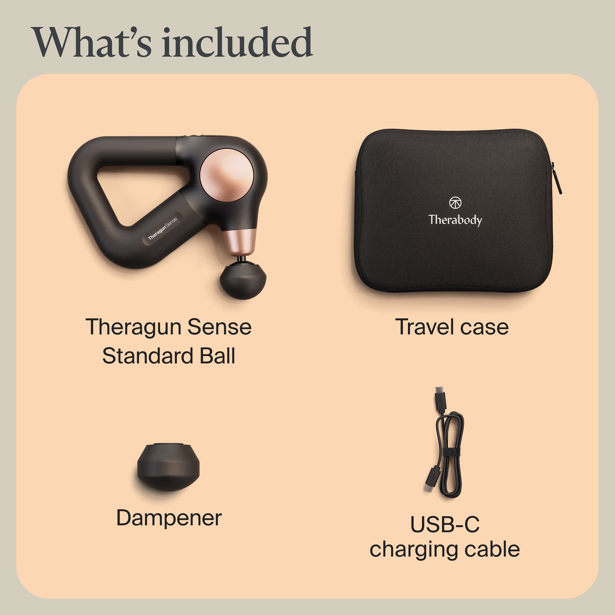 Therabody Inc TG0004351-1A10 - Therabody Theragun Sense 2 Hand-Held Massager - 1/Each