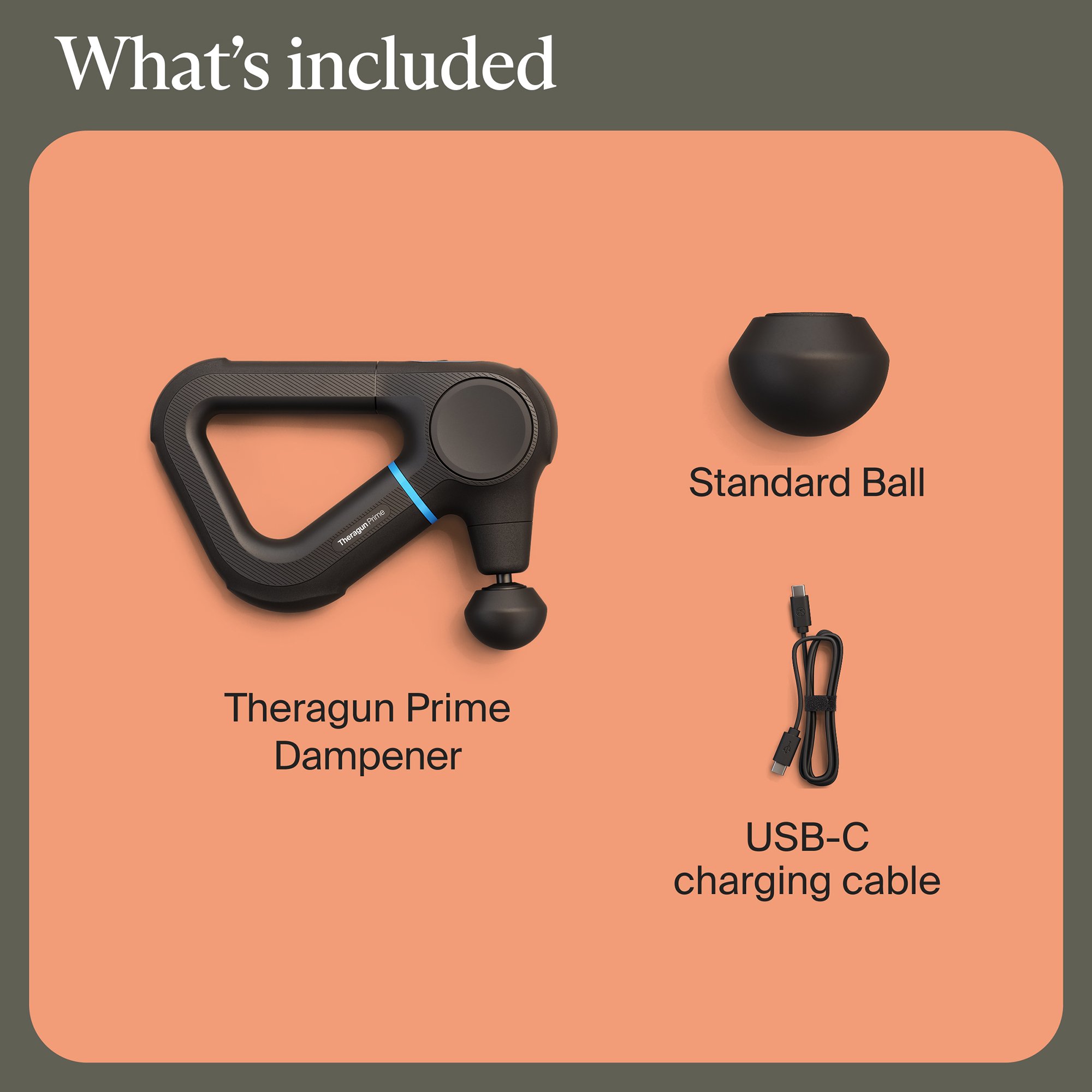 Therabody Inc TG0004350-1A10 - Therabody Theragun Prime G6 Hand-Held Massager - 1/Each