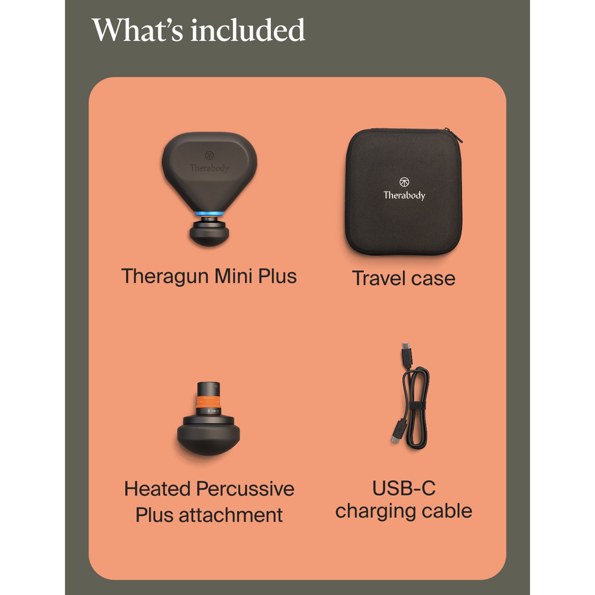 Therabody Inc TG0004352-1A10 - Therabody Theragun Mini Plus Hand-Held Massager - 1/Each