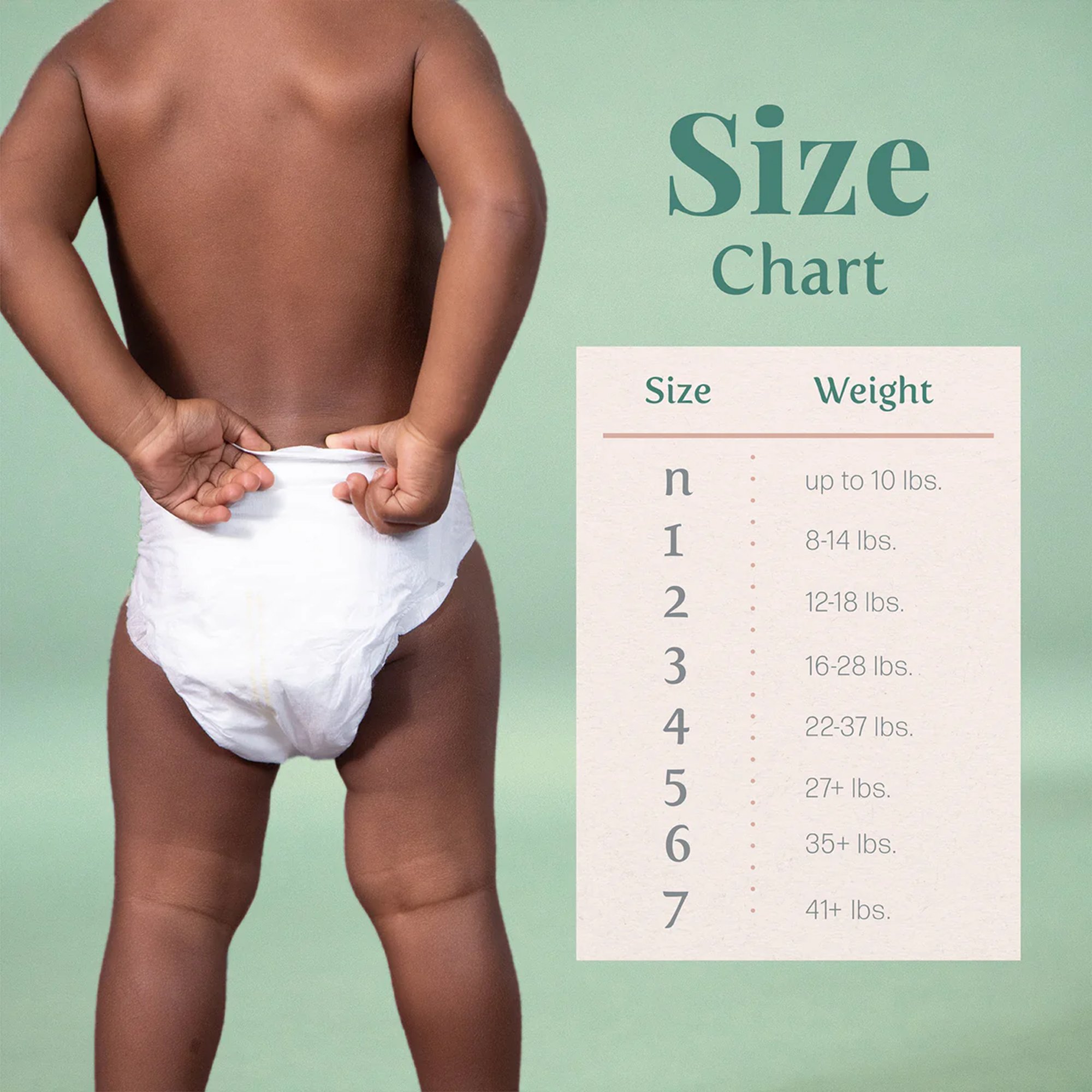 First Quality Products LLC 10008051 - Earth & Eden Sensitive Baby Diapers, Size 7 for Babies Weighing 41+ lbs. - 80/Case