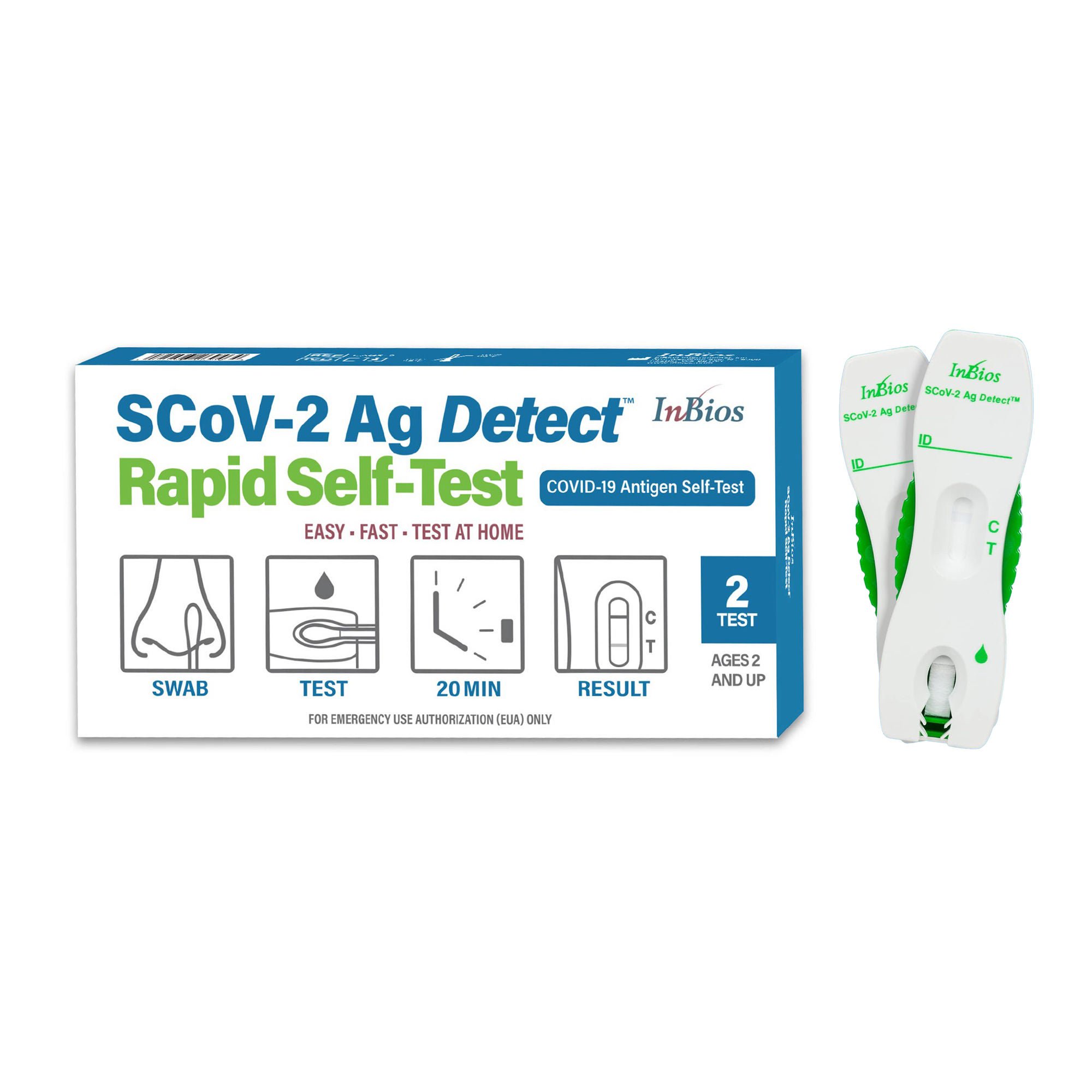 InBios International Inc - CAGS-2 SCoV-2 Ag Detect™ Rapid Self-Test for COVID-19