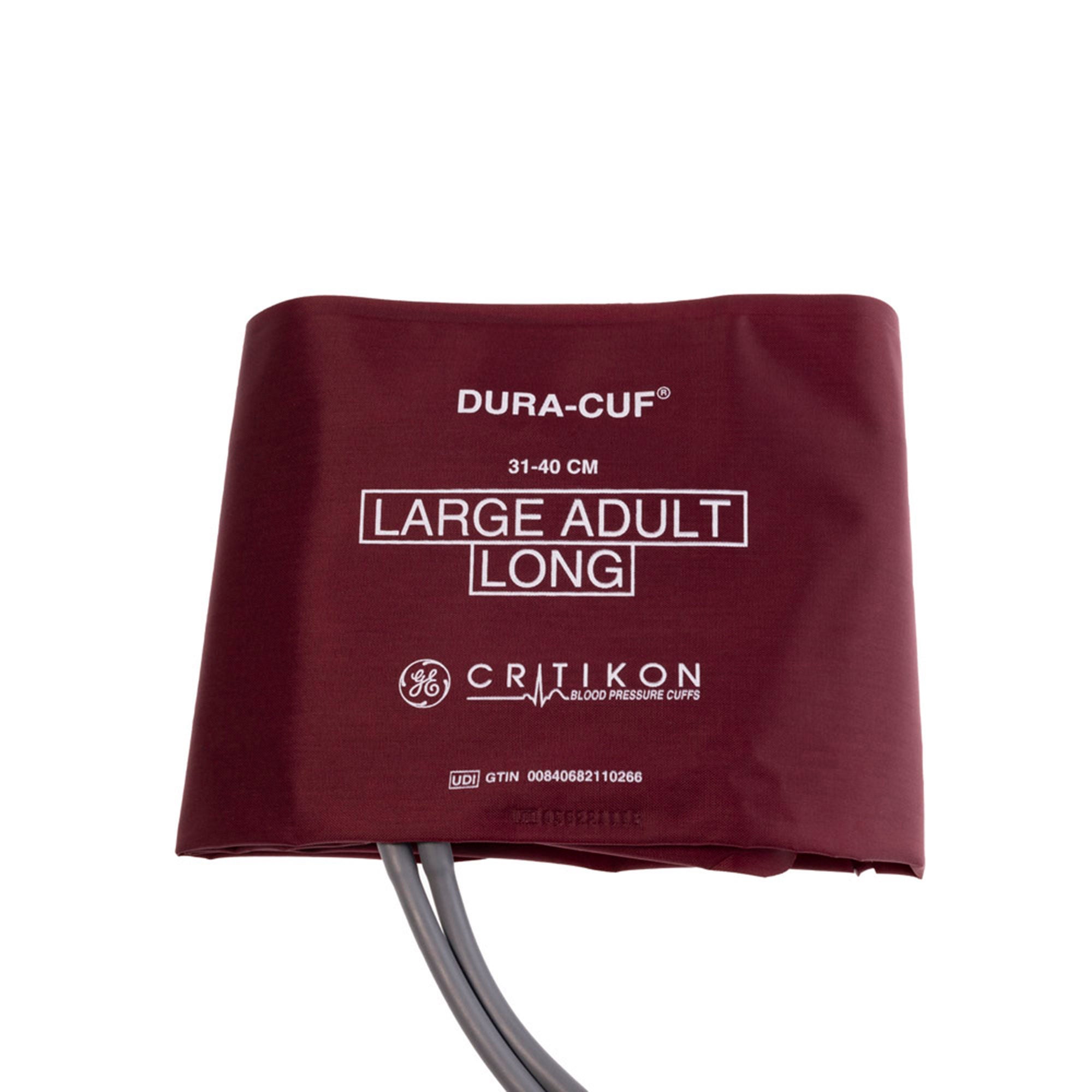 GE Healthcare - DUR-A3-2A-L-5S Reusable Blood Pressure Cuff Dura-Cuf® 31 to 40 cm Arm Adult Long Cuff