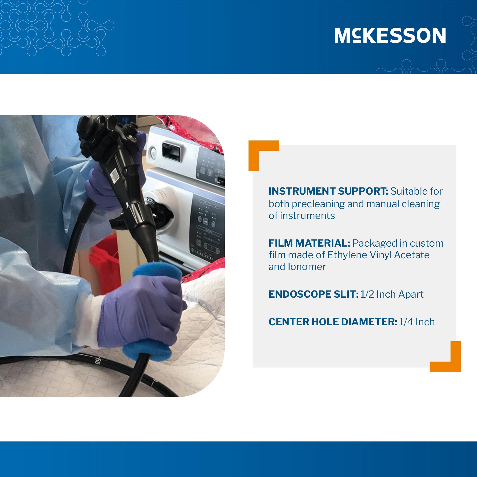 Pre-Saturated Endoscope Sponge MC16-MCKSP-1 by McKesson Brand