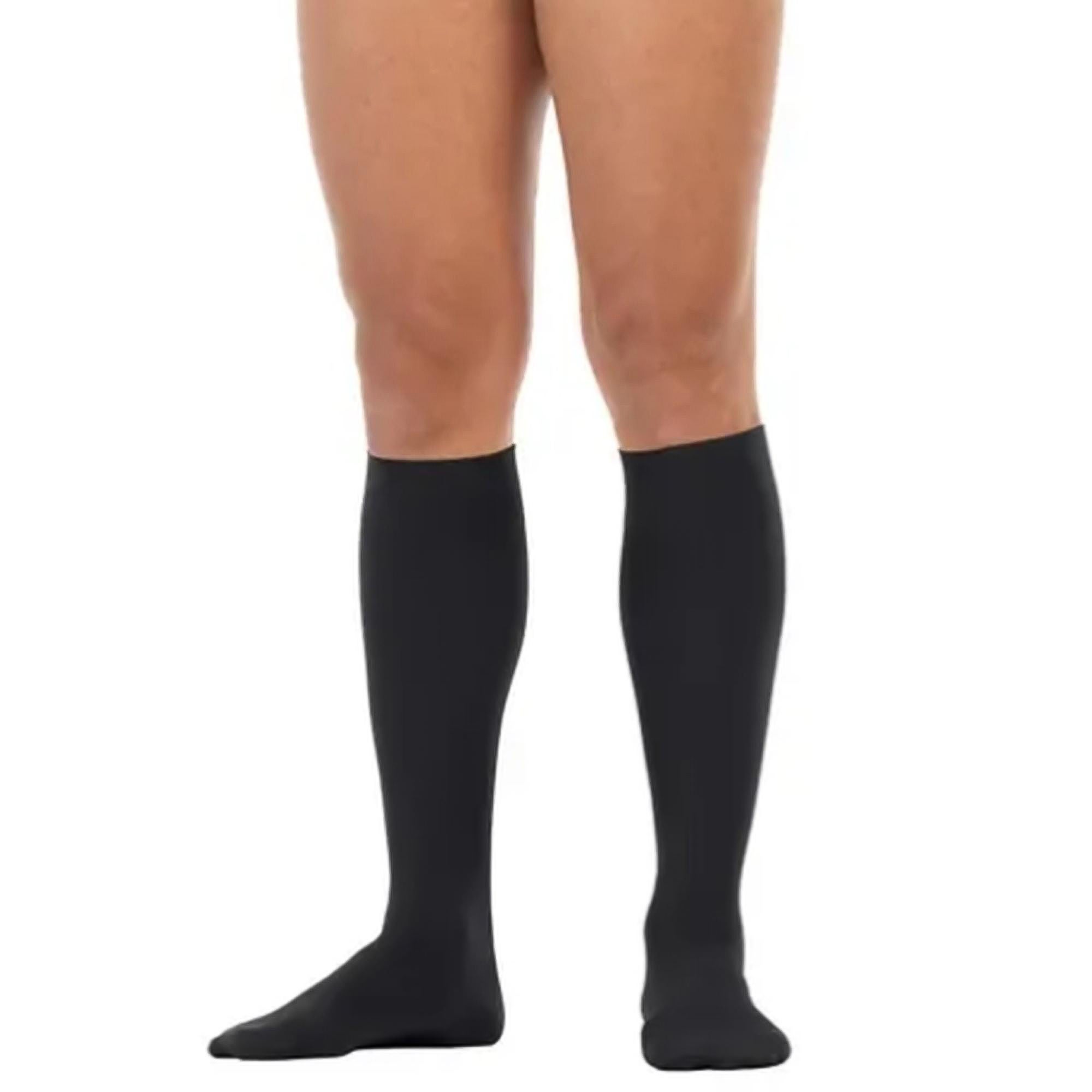 BSN Medical - 6052045 Compression Socks Jobst® for Men Softfit Knee High X-Large Black Closed Toe