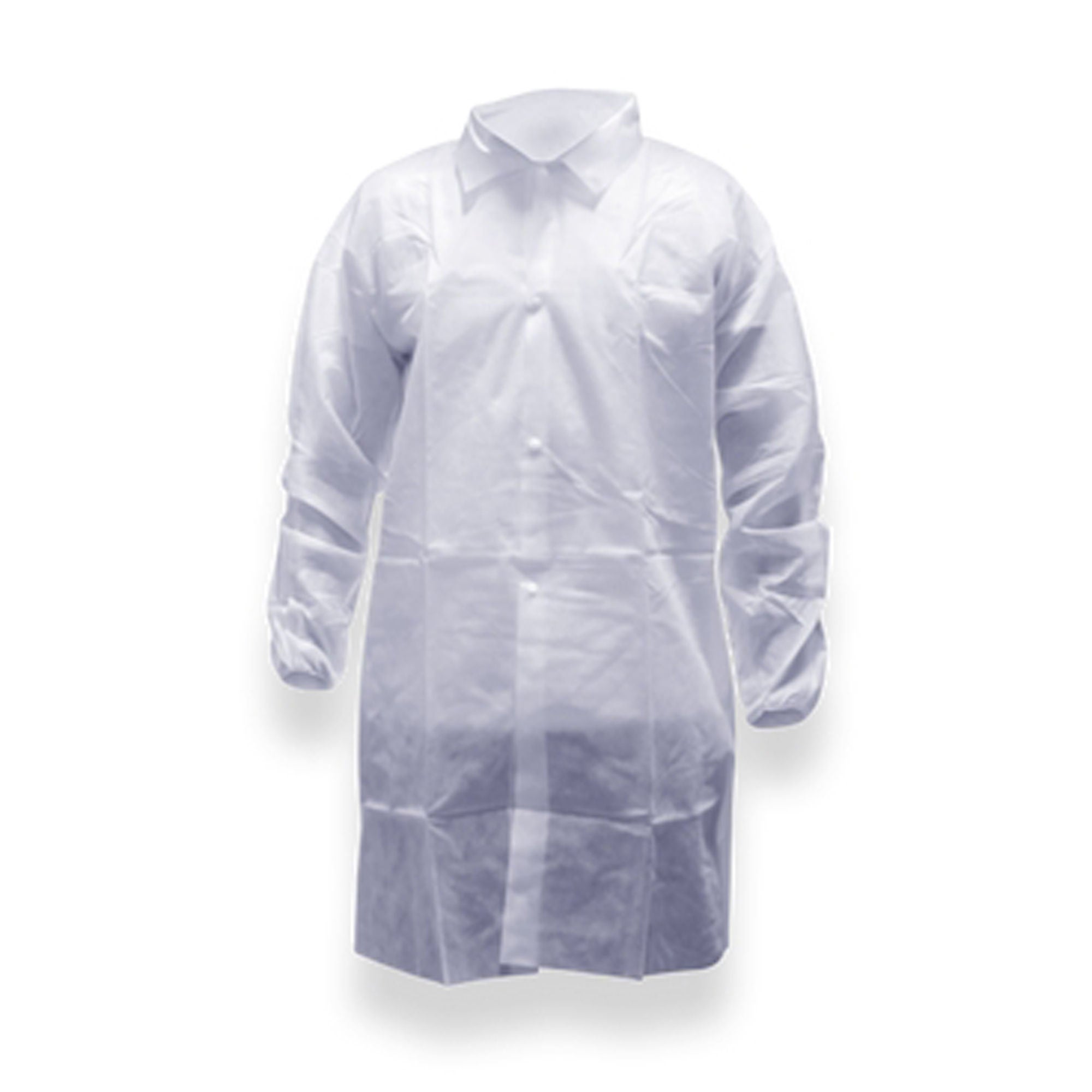 Acute Care Pharmaceuticals - PCOAT797-3XL Cleanroom Lab Coat Pharma-Coat™ White 3X-Large Mid Length Nonwoven Polypropylene Disposable