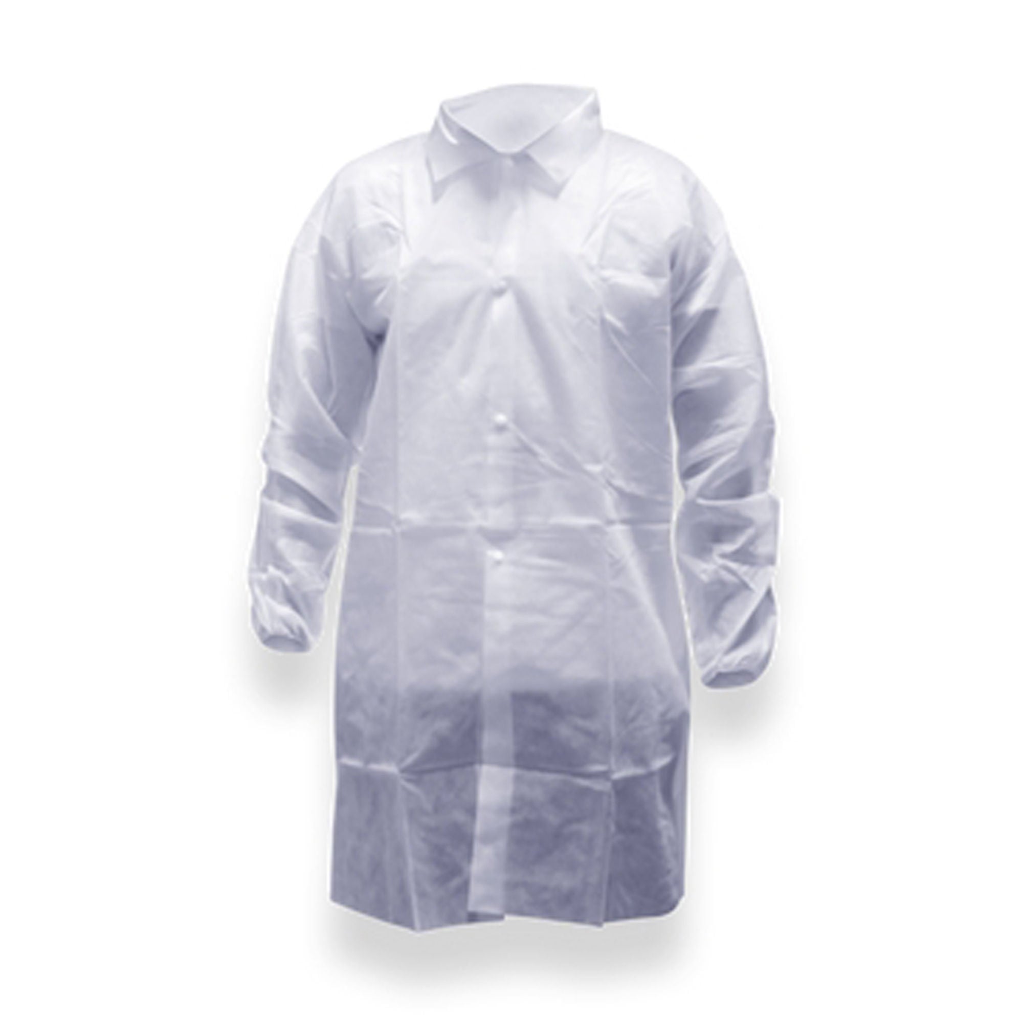 Acute Care Pharmaceuticals - PCOAT797-5XL Cleanroom Lab Coat Pharma-Coat™ White 5X-Large Mid Length Nonwoven Polypropylene Disposable