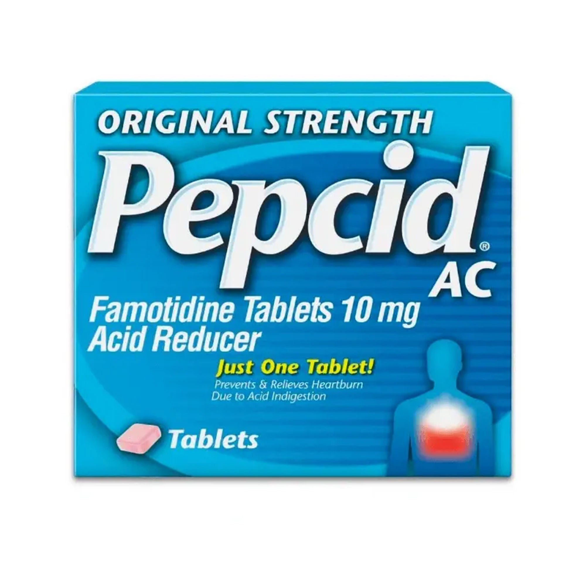 Kenvue Brands LLC - 48723000 Pepcid® AC 10 mg Famotidine Acid Reducer Tablets Original Strength