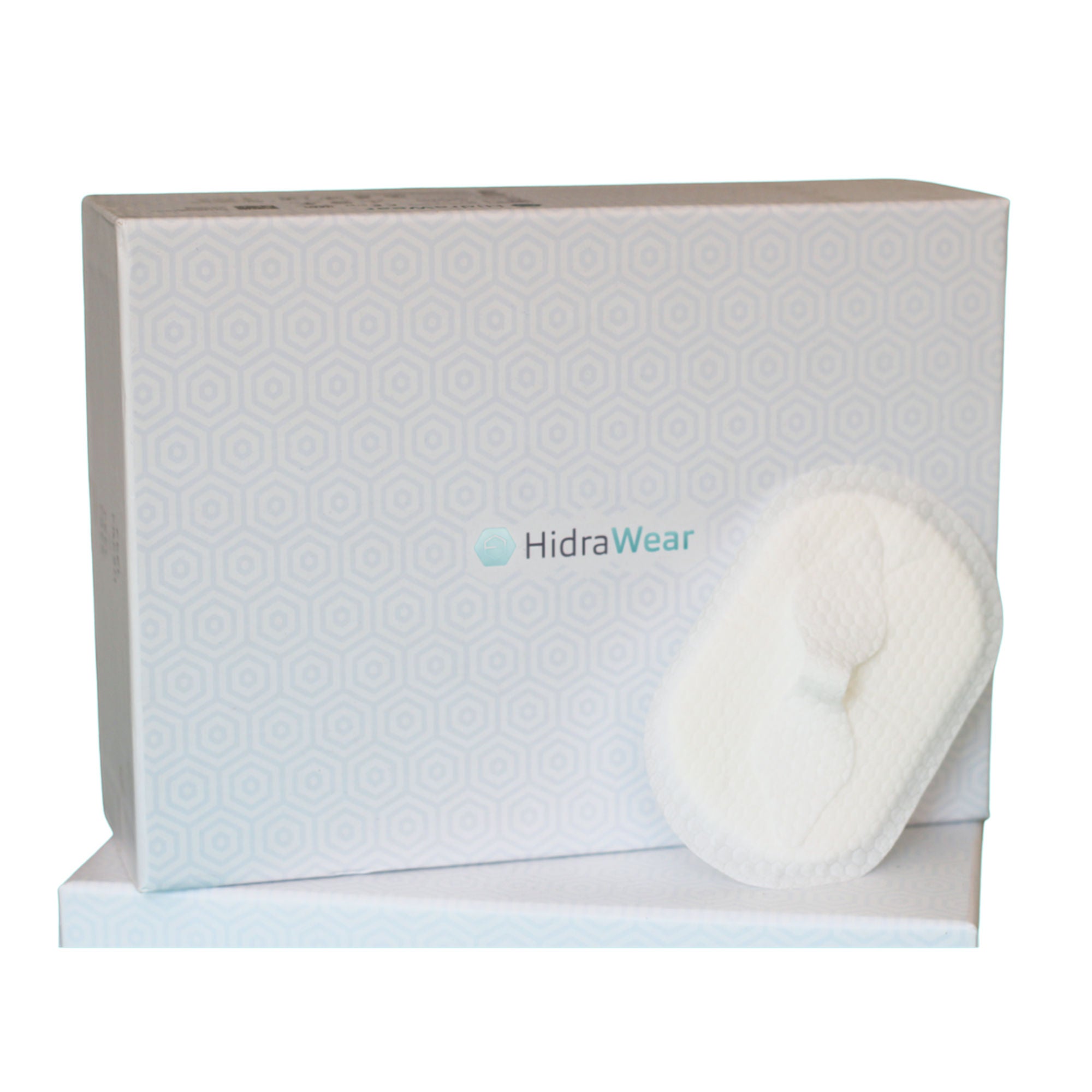 HidraMed Solutions - SP1001 Super Absorbent Dressing HidraWear Rectangle 3 X 5 Inch With Border Sterile
