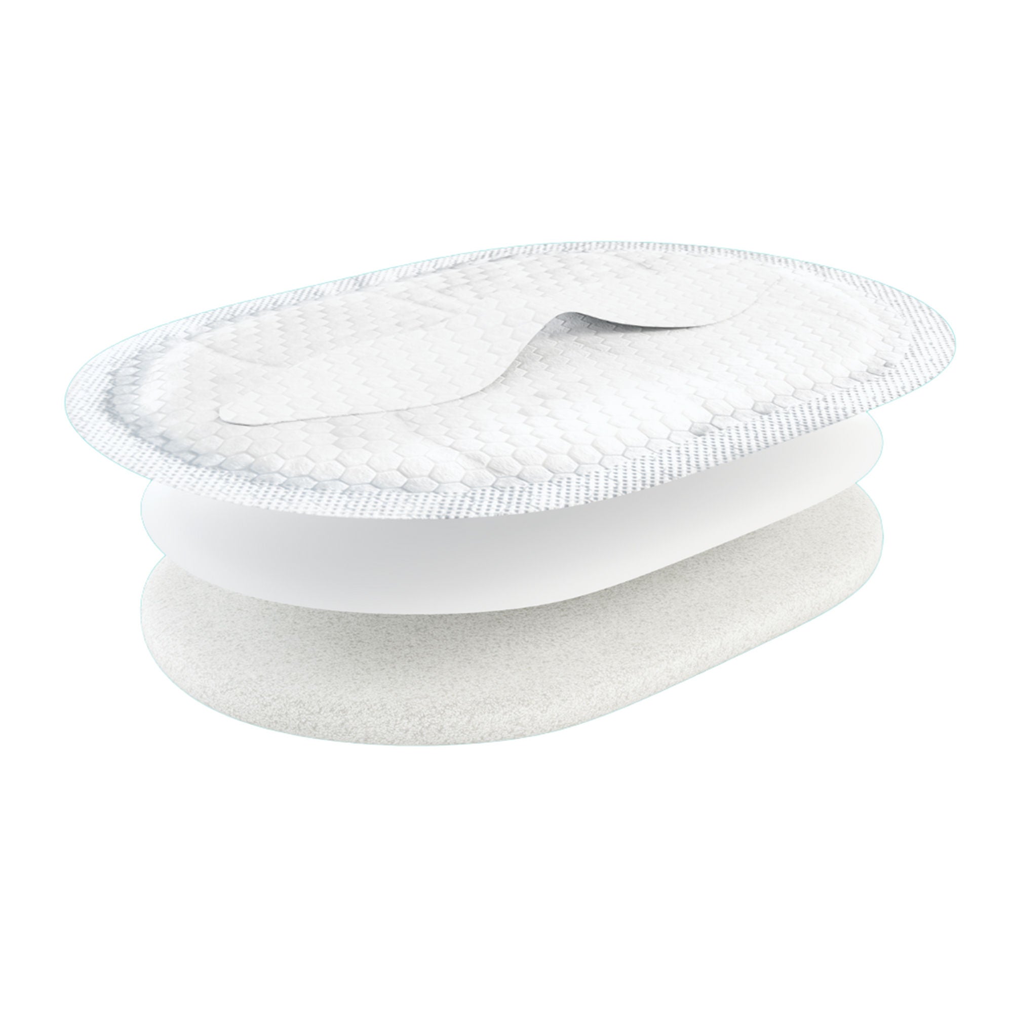 HidraMed Solutions - SP1001 Super Absorbent Dressing HidraWear Rectangle 3 X 5 Inch With Border Sterile