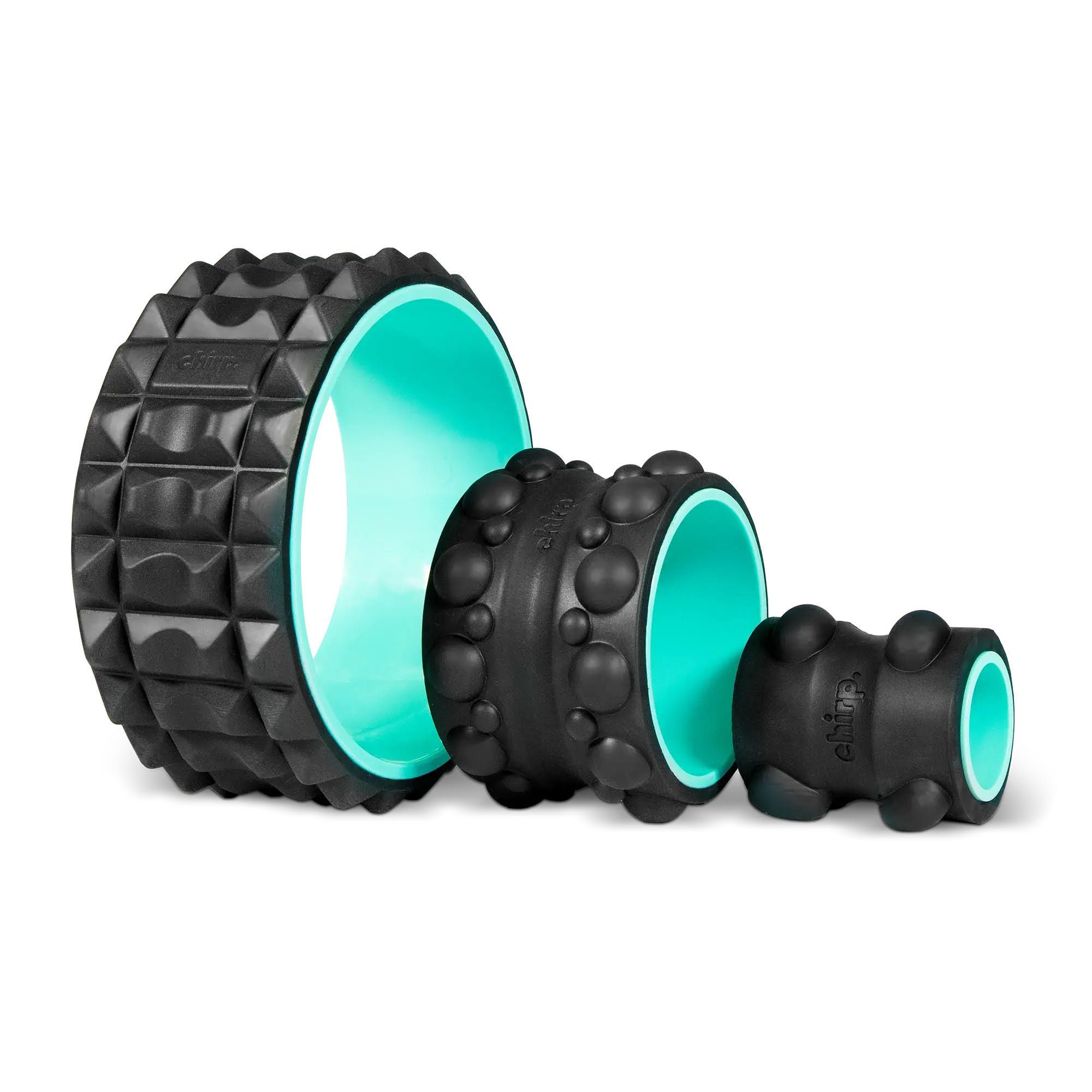Chirp Innovation LLC - W-XR-1064-MNT-D Massage Wheel Set Chirp 4 / 6 / 10 Inch Diameter
