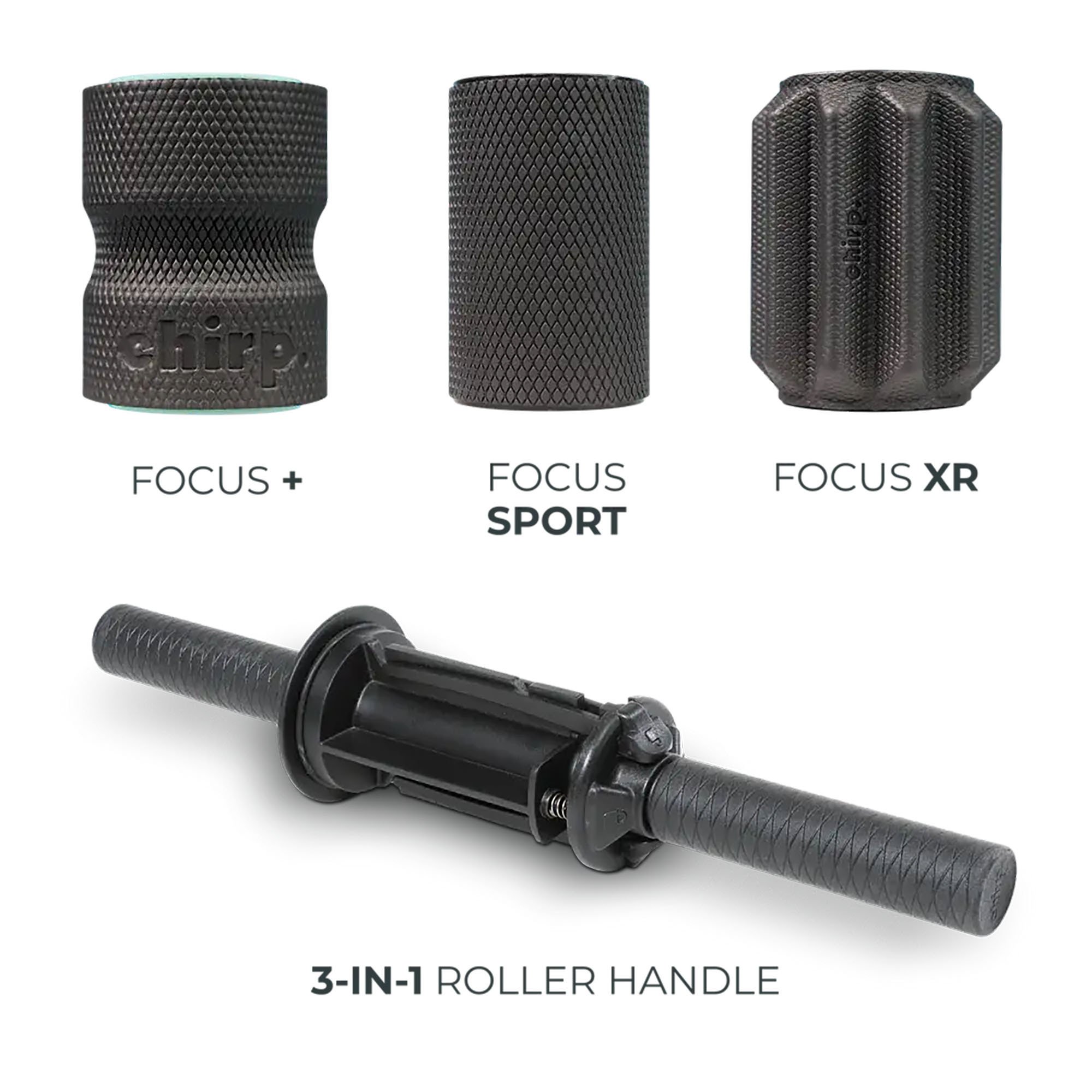 Chirp Innovation LLC 3IN1-ROLL - Chirp Three-in-One Muscle Roller - 1/Each