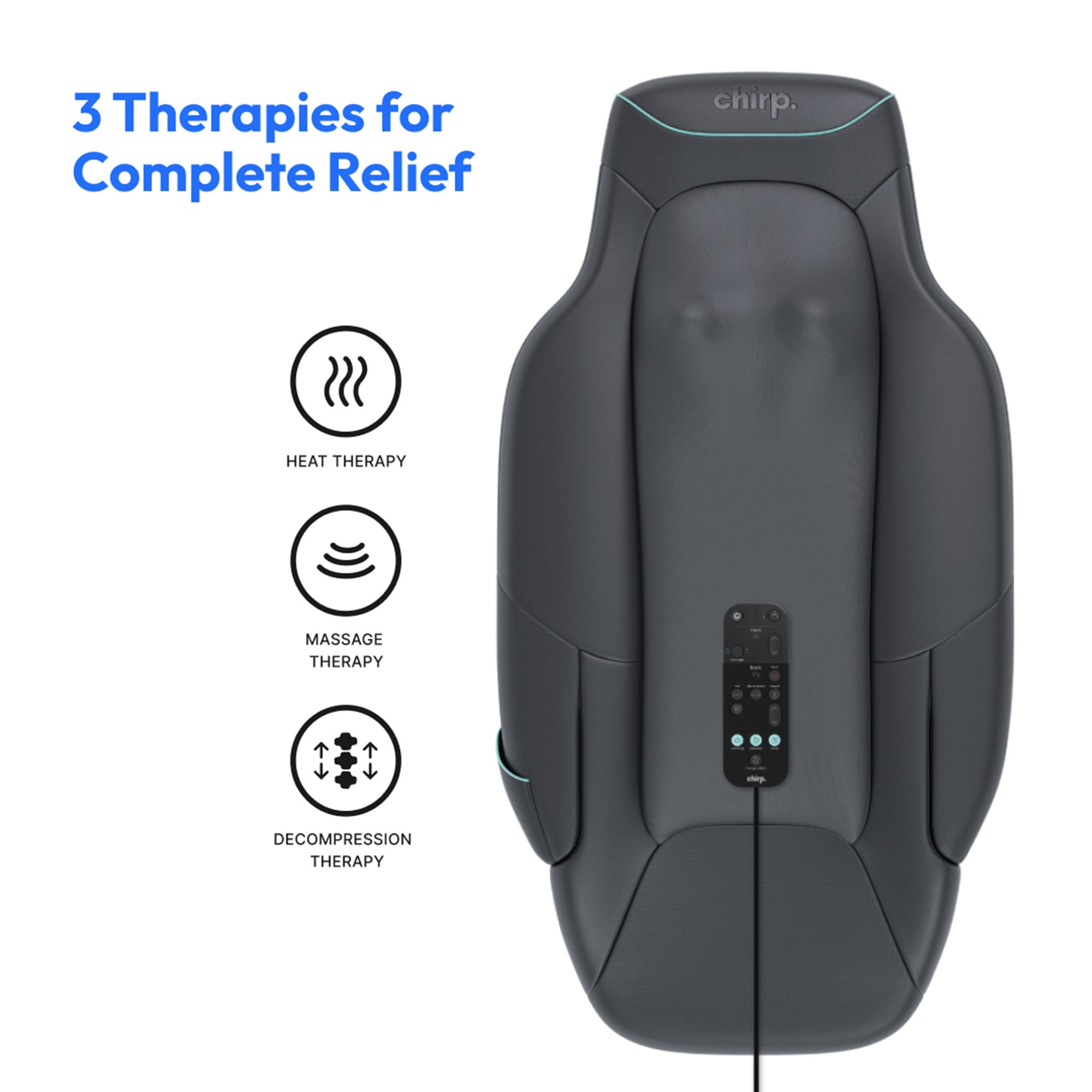 Chirp Decompression and Massage Table R-RTB-1-BK-B by Chirp Innovation