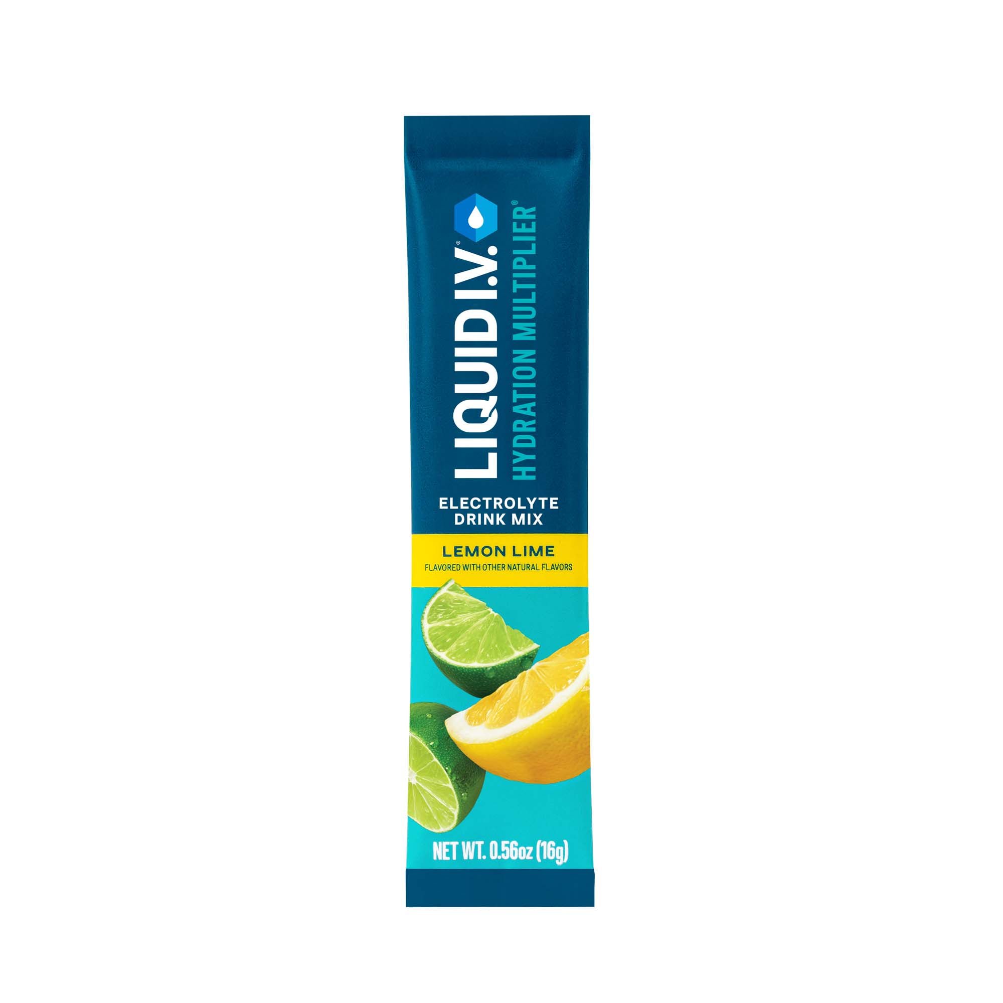 The LIV Group Inc - LVHS-0101 Oral Electrolyte Solution Liquid I.V. Hydration Multiplier® Lemon Lime Flavor 0.56 oz.