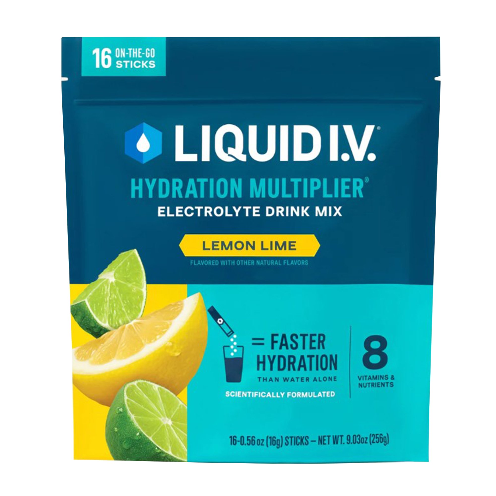 The LIV Group Inc LVM-6001 - Liquid I.V. Hydration Multiplier Electrolyte Drink Mix, Lemon Lime - 6/Box, 72/Case