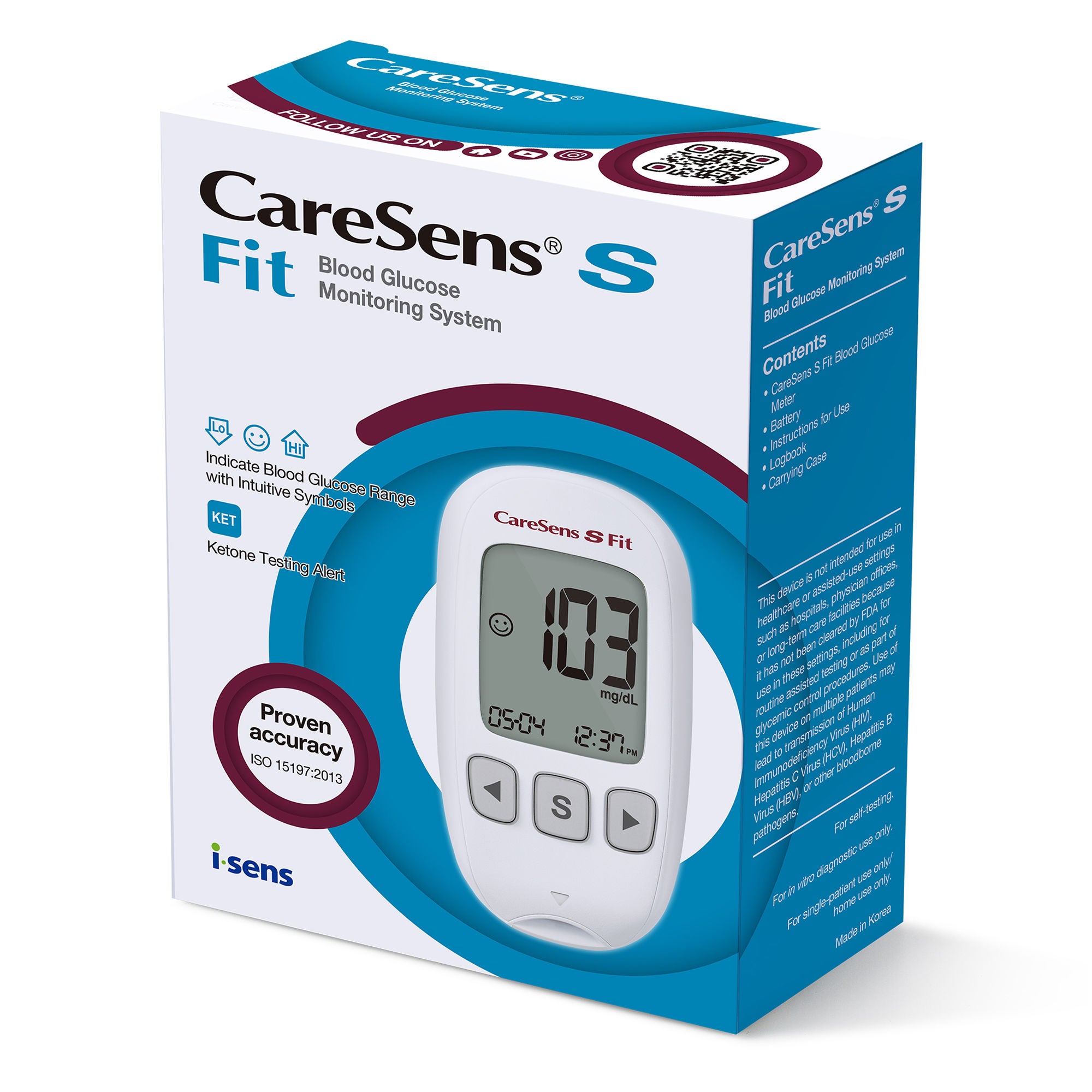Agamatrix - 8000-10972 Blood Glucose Meter Kit Presto® 6 Second Results Stores up to 360 Results No Coding Required