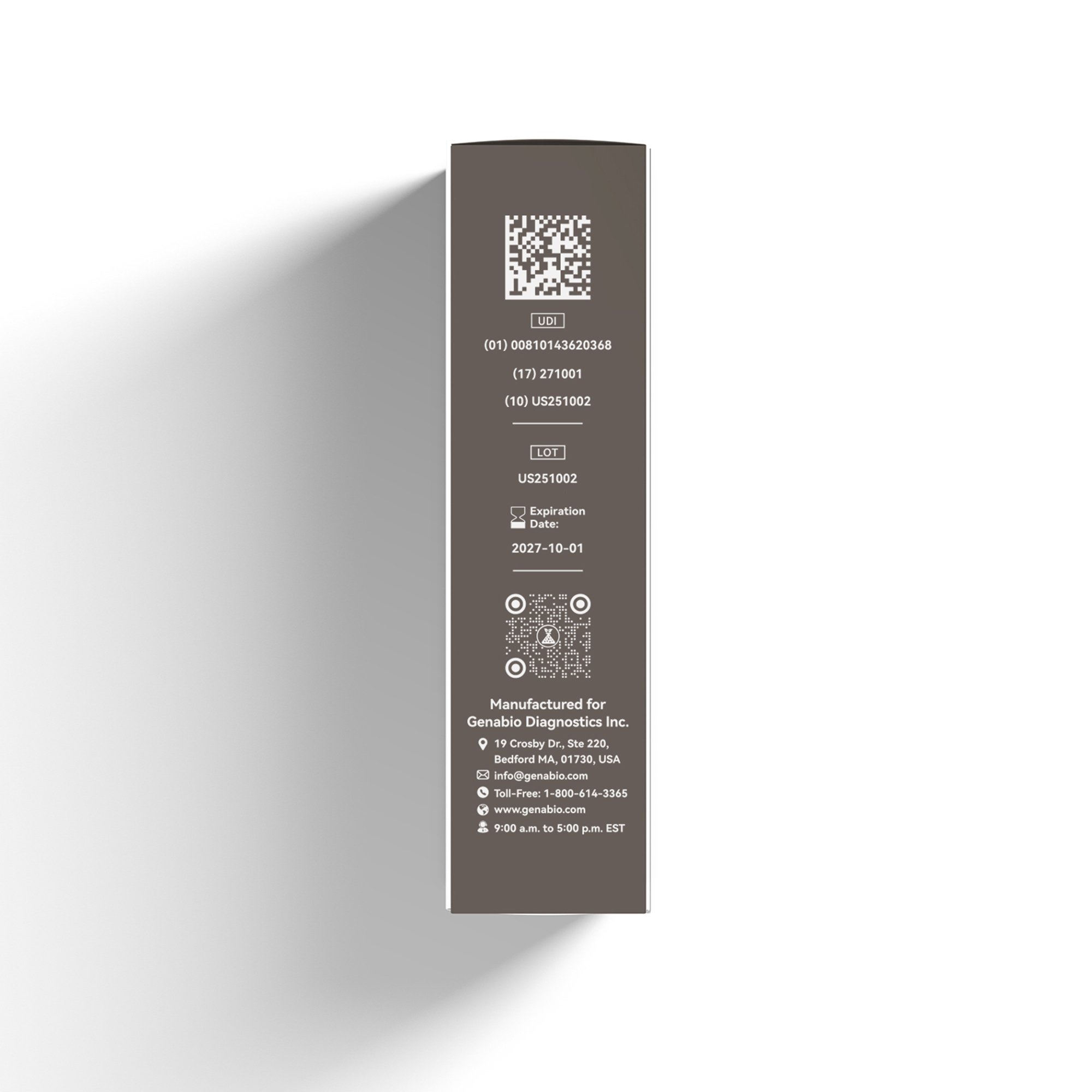 Genabio Diagnostics Inc RA9-E02404 - GenaCheck® COVID-19 / Flu A & B Rapid Self-Test - 4/Kit, 216/Case