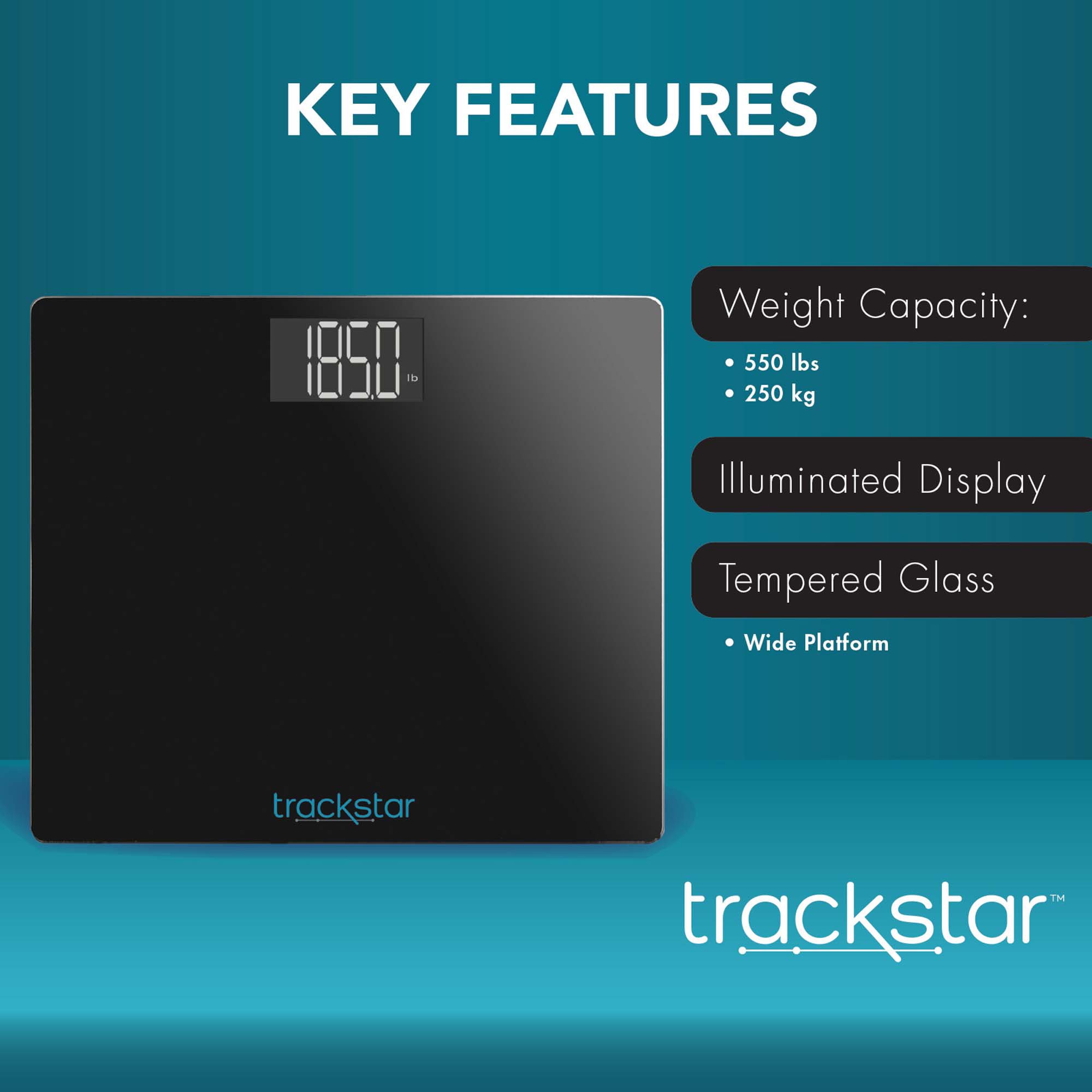 Trackstar Floor Scale 302-1114B by Veridian Healthcare