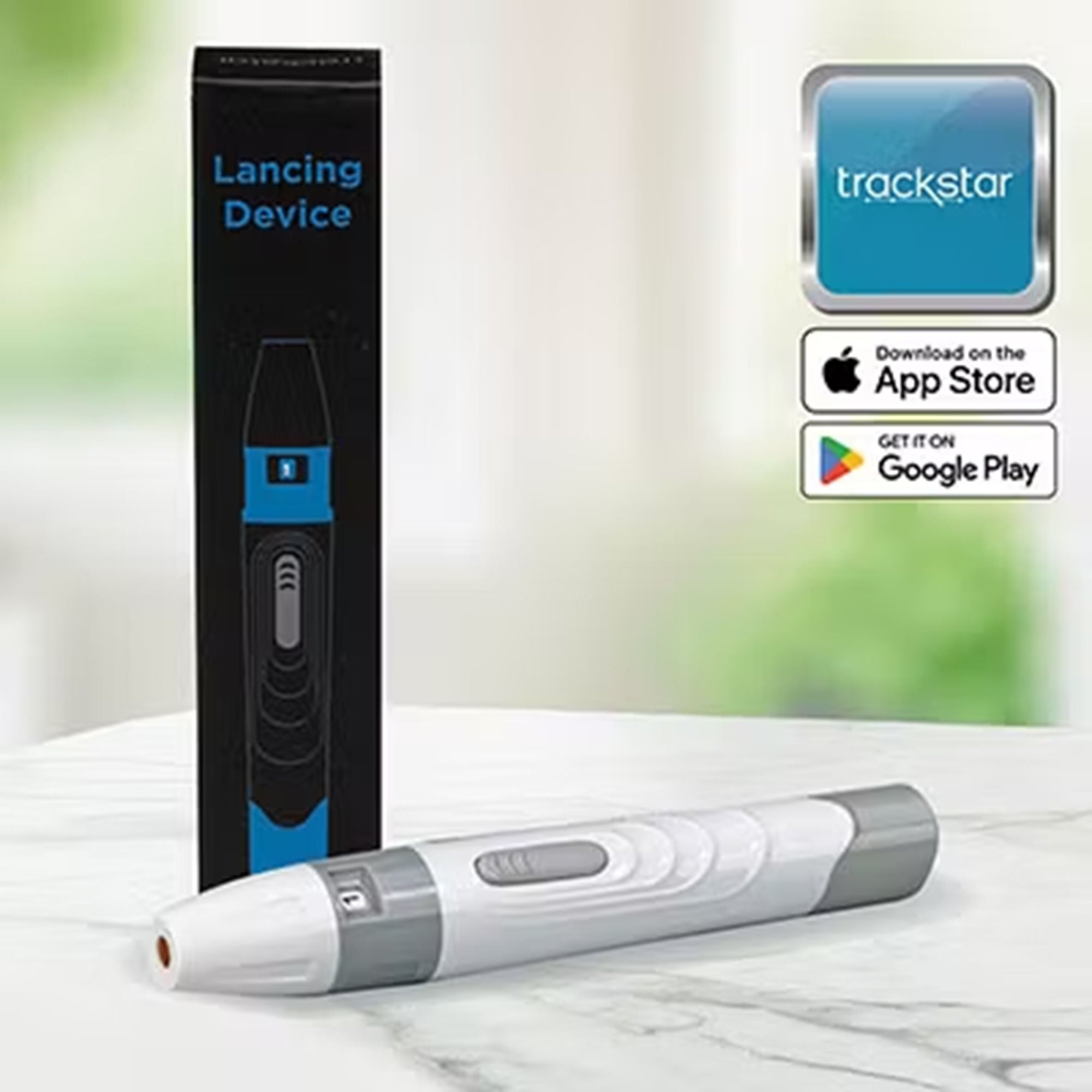 Veridian Healthcare LLC - 302-7110LD Lancing Device RPM PRO™ Retractable Push Button Activation