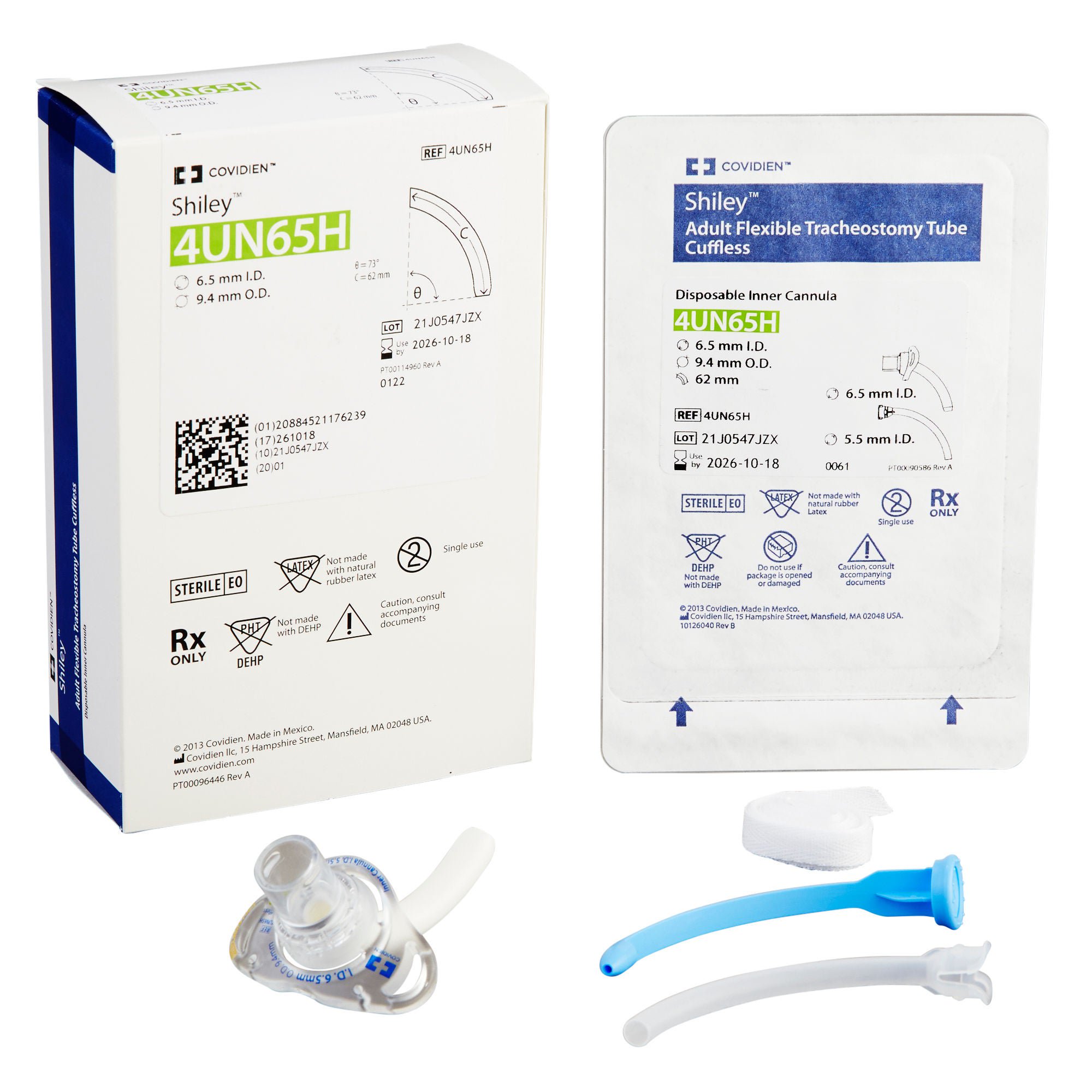Medtronic MITG - 4UN65A Uncuffed Tracheostomy Tube Shiley™ Adult