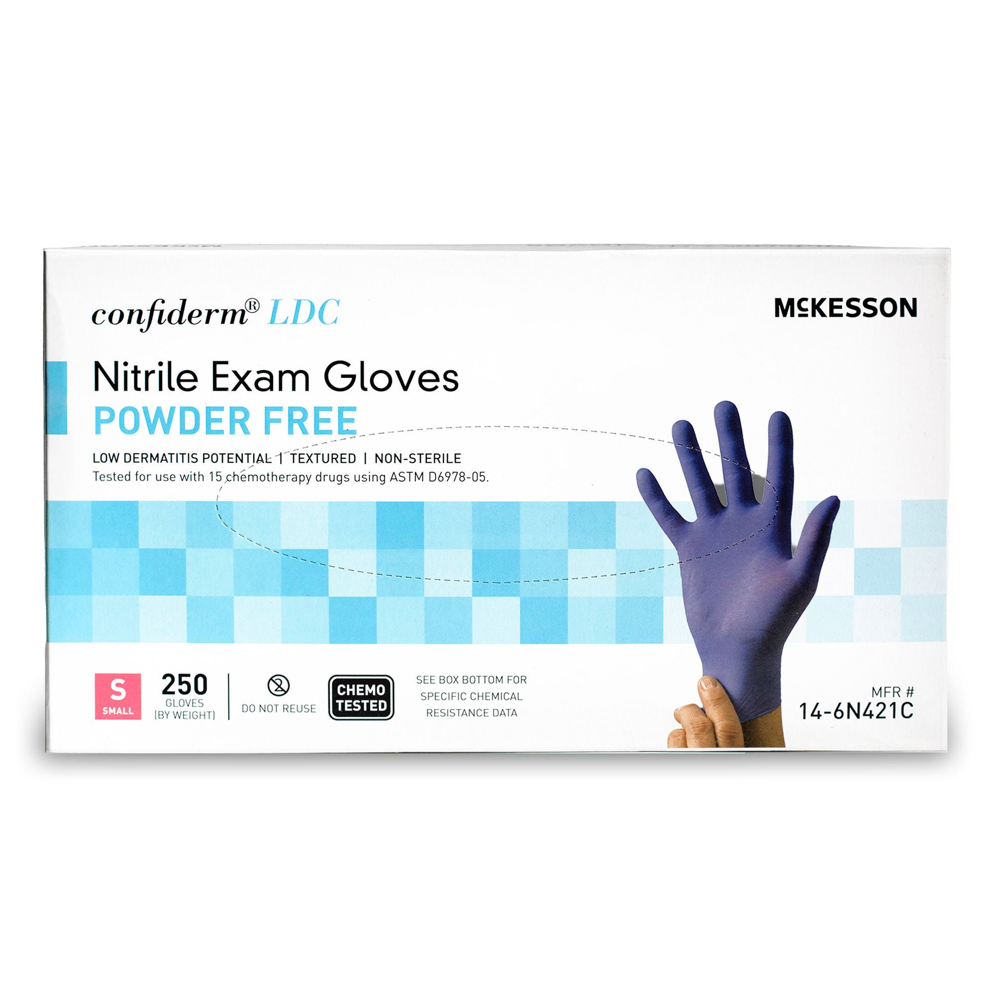 McKesson Brand - 14-6N421C McKesson Confiderm® 6.8C Nitrile Exam Glove