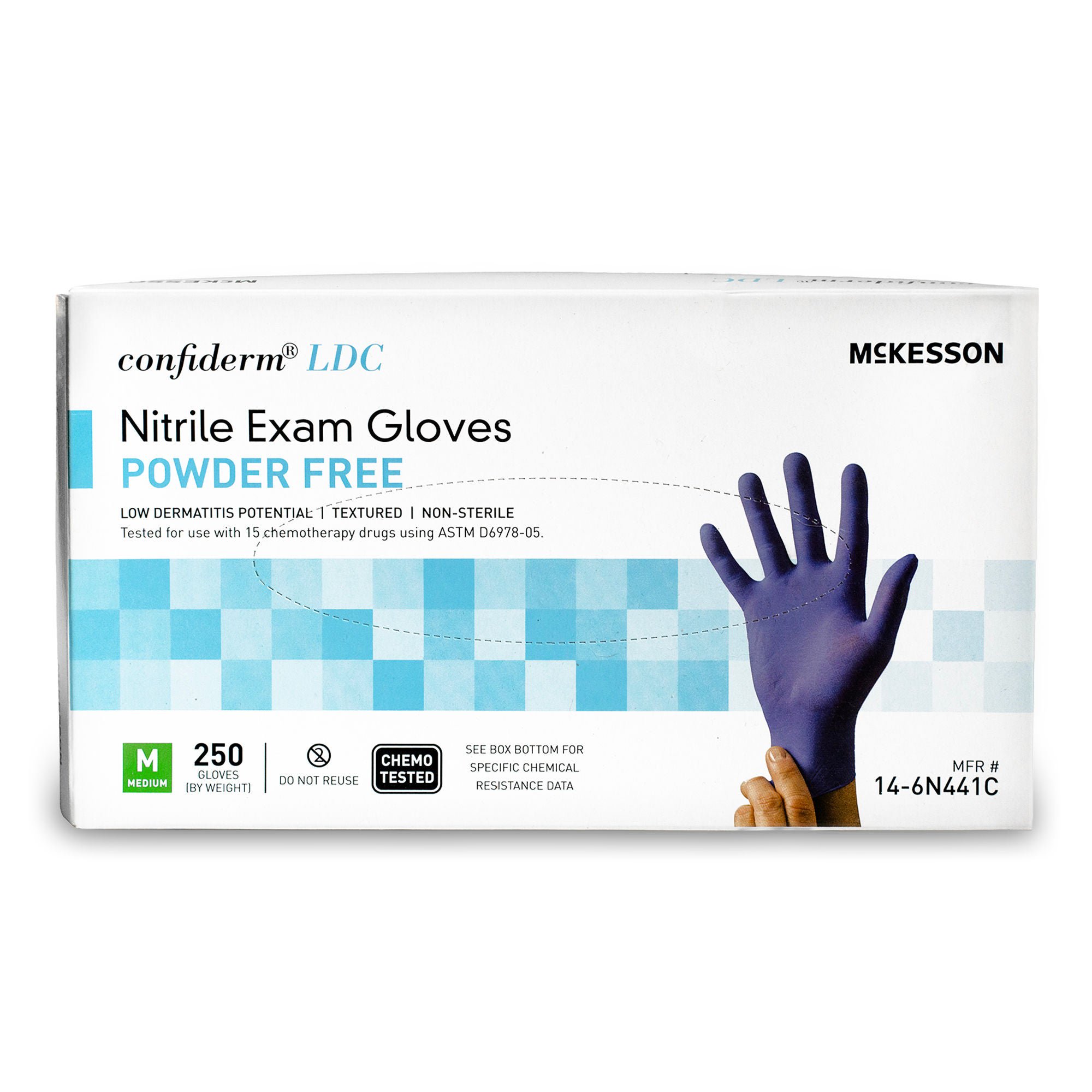 McKesson Brand - 14-6N441C McKesson Confiderm® 6.8C Nitrile Exam Glove
