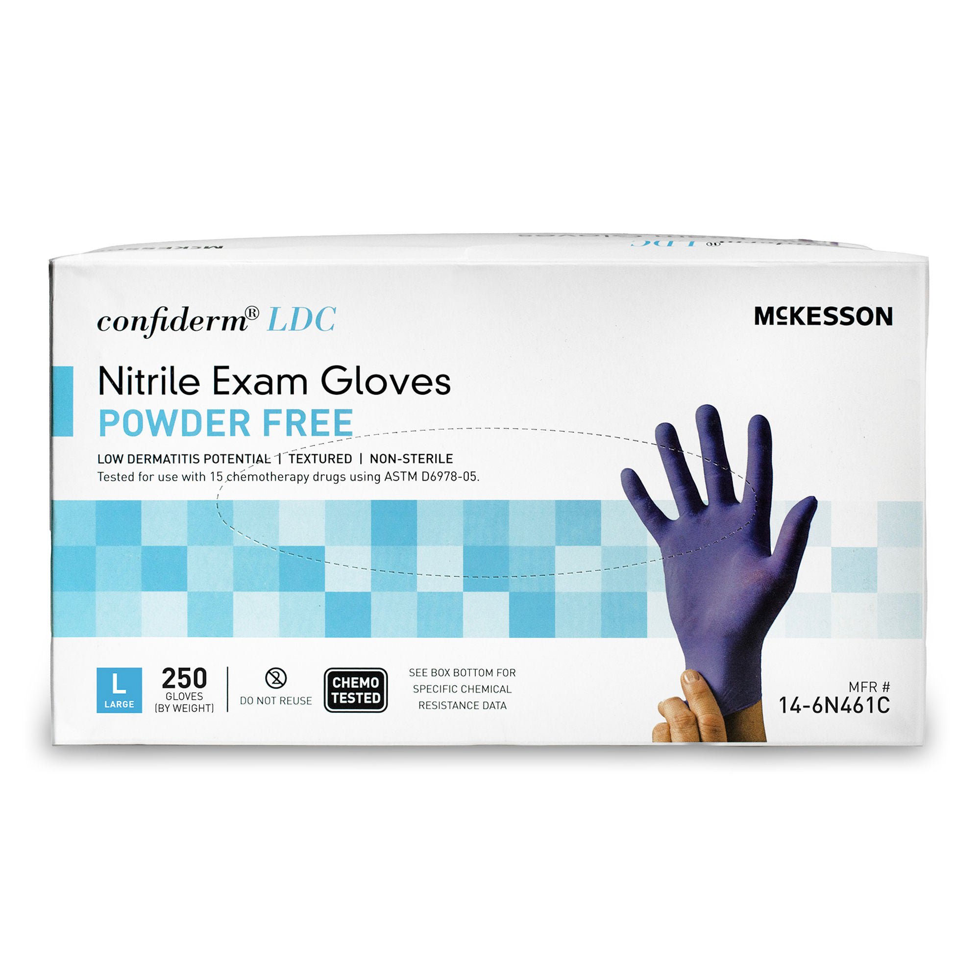McKesson Brand - 14-6N461C McKesson Confiderm® 6.8C Nitrile Exam Glove