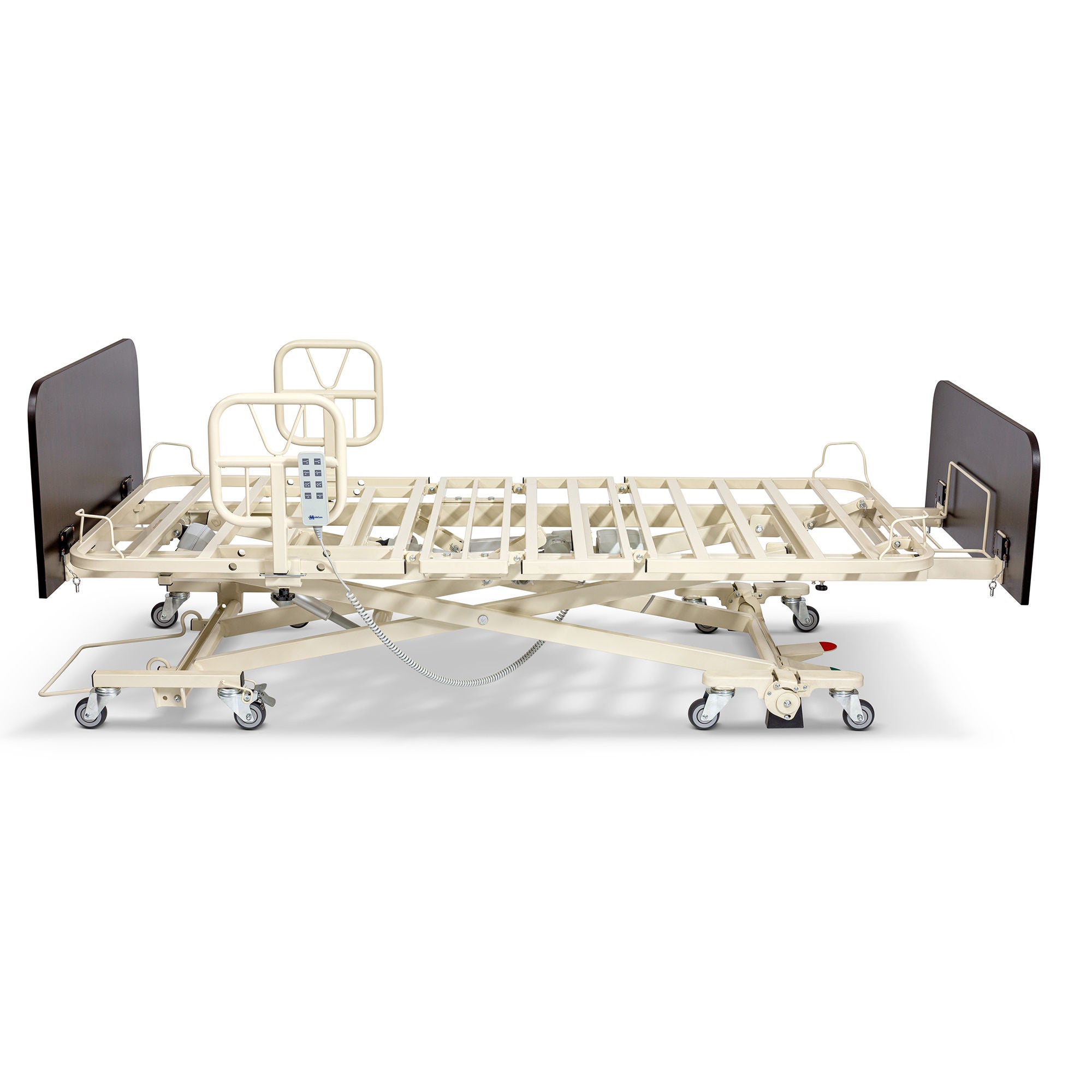 Medacure Inc - LX-BARI-9-CLS-F Expandable Bariatric Bed Lincoln Bariatric 80 to 88 Inch Length Slat Deck 10 Functions 9 Inch Height