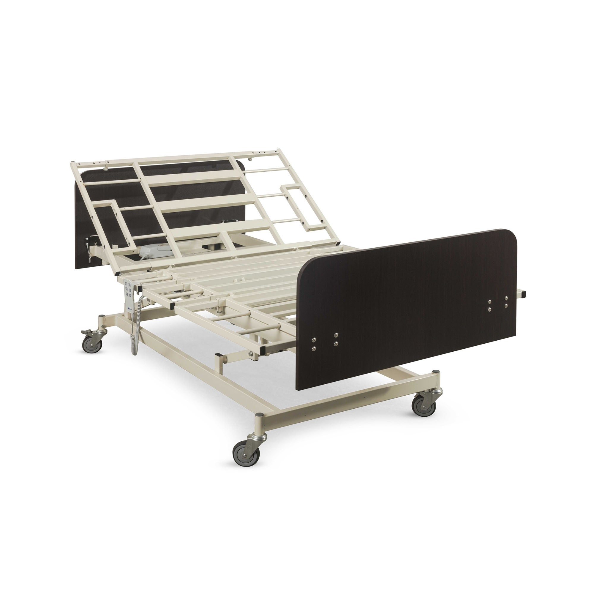 Medacure Inc - SLB48-X-F Electric Bariatric Bed Frame MedaCure® Bariatric 80 to 88 Inch Length Slat Deck 8 Functions 14 to 30 Inch Height Range