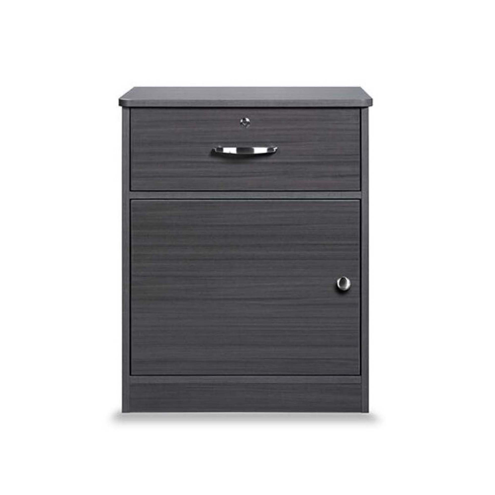 Medacure Inc - CC-NS1D Nightstand Medacure Inc Coastal Gray 24 W X 16 D X 30 H Inch 1 Drawer 1 Shelf Single Door