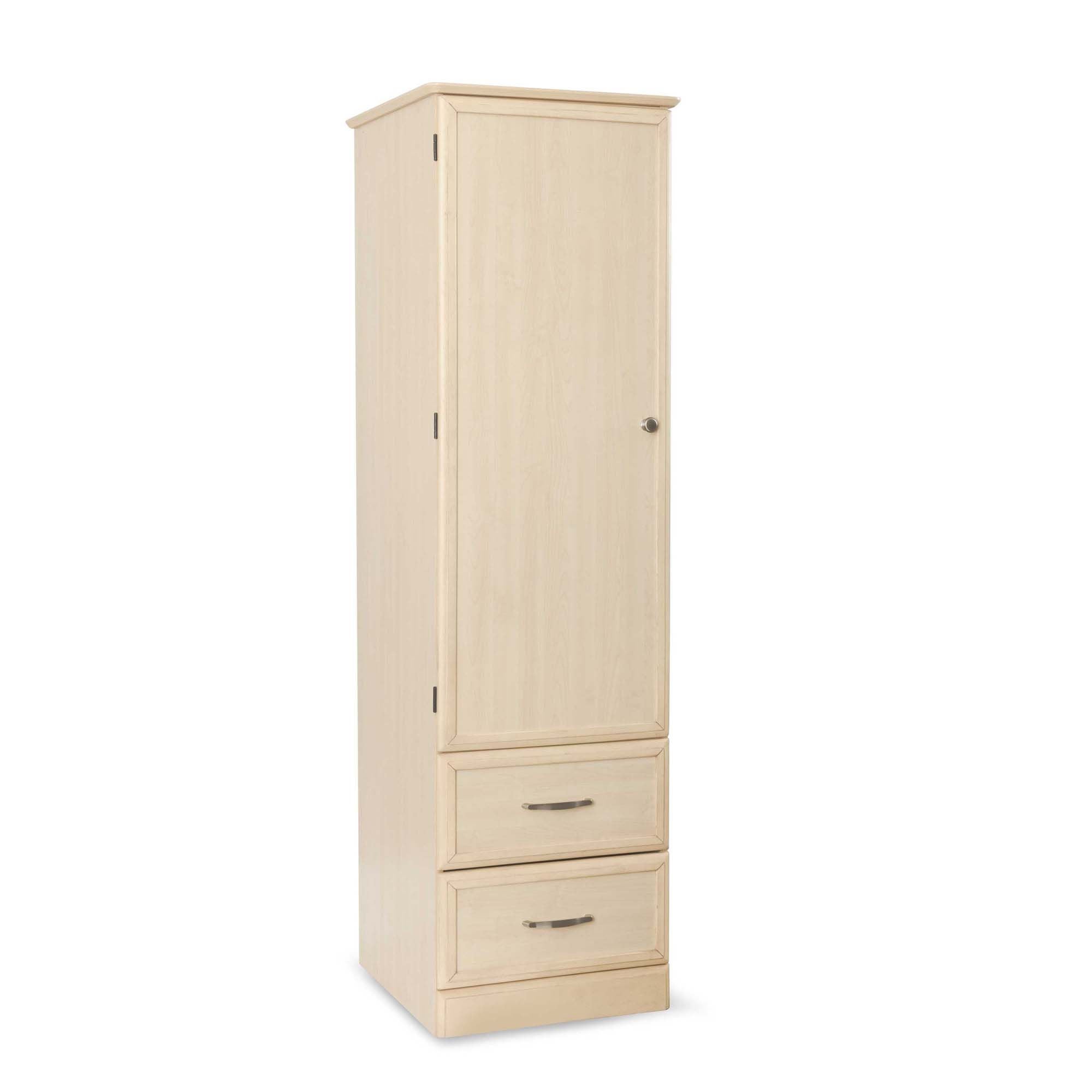 Medacure Inc - HC-WR1D2D-MA Wardrobe Medacure Inc Maple 20 W X 22 D X 76 H Inch 2 Drawers Without Shelves Single Door