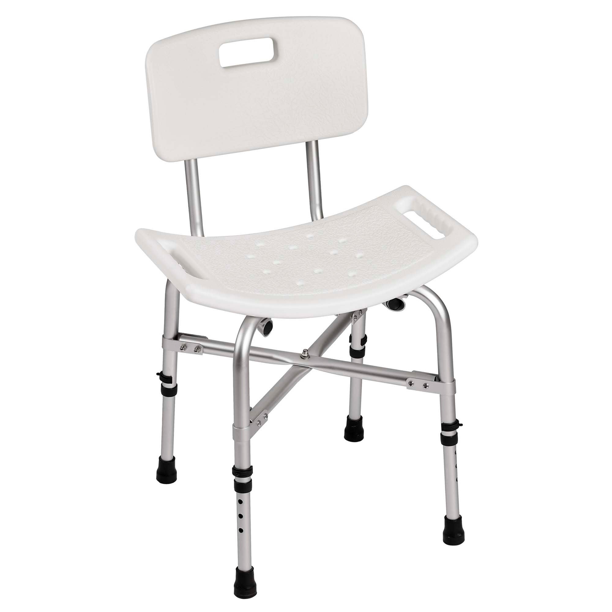 Medacure Inc - BB500 Shower Chair Without Arms Aluminum Frame With Backrest 20 Inch Seat Width 500 lbs. Weight Capacity