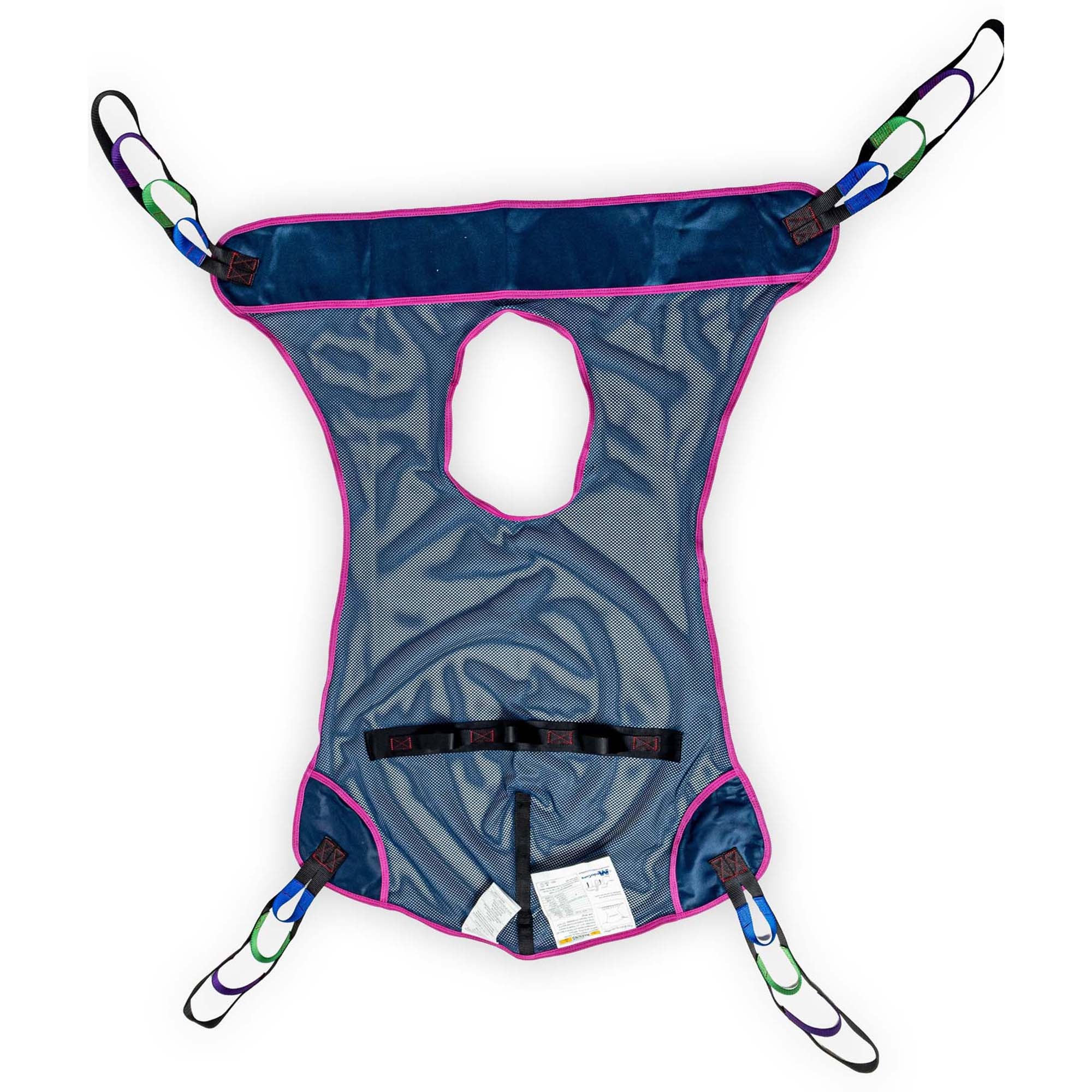 Medacure Inc - L300-MC Full Body Commode Sling MedaCure® 4 Point Cradle With Head Support Loop Attachment Large 660 lbs. Weight Capacity