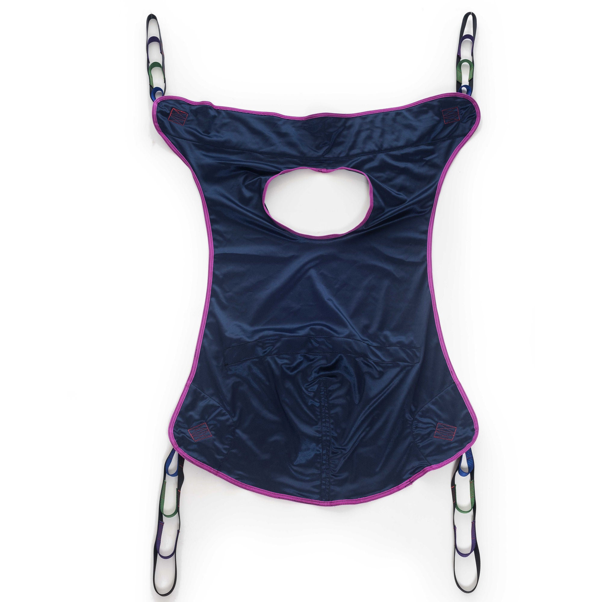 Medacure Inc - XL400-C Full Body Commode Sling MedaCure® 4 Point Cradle Without Head Support Loop Attachment X-Large 600 lbs. Weight Capacity