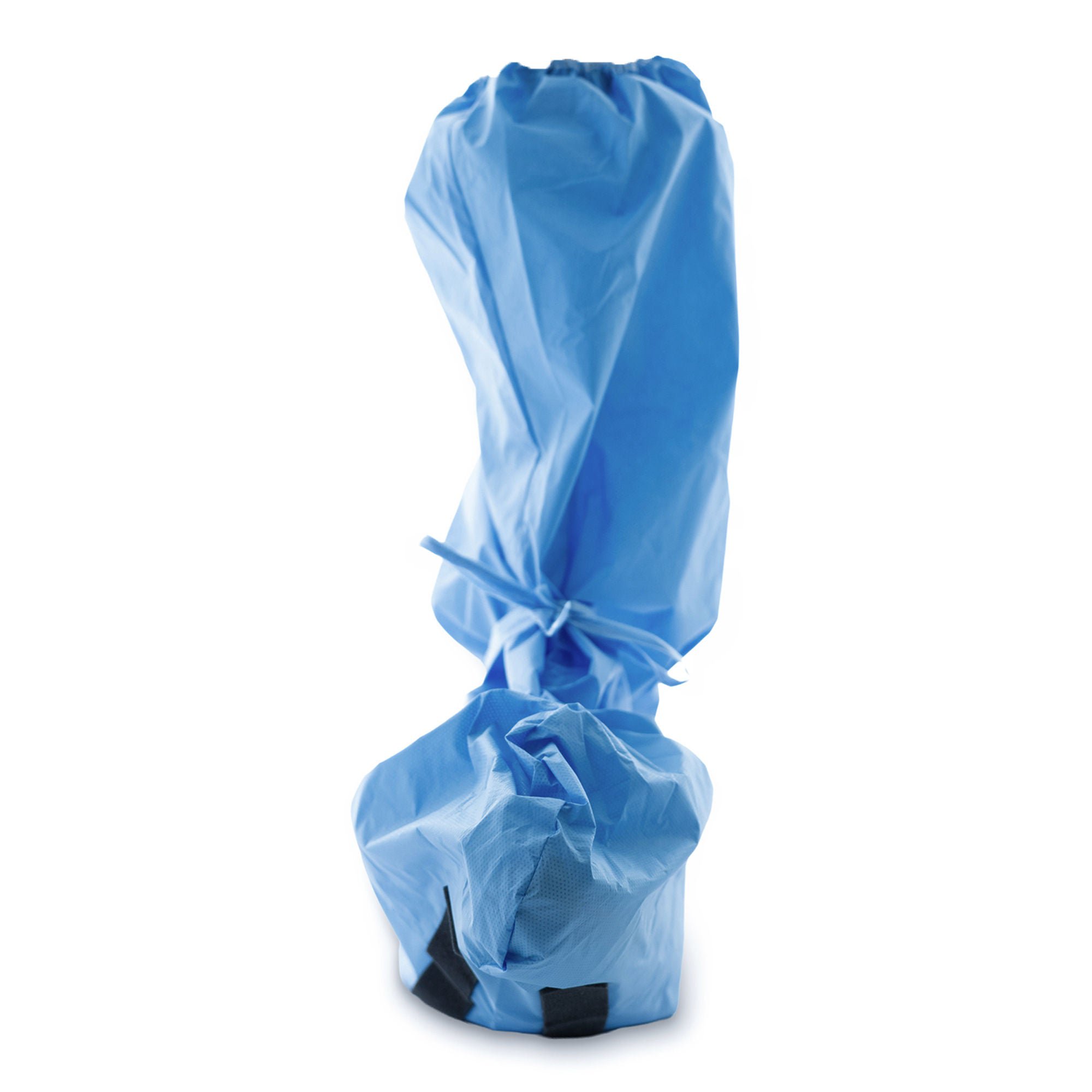 McKesson Brand - 16-BCNSHFB9-XL Boot Cover McKesson X-Large Knee High Foam Traction Strip Sole Blue NonSterile