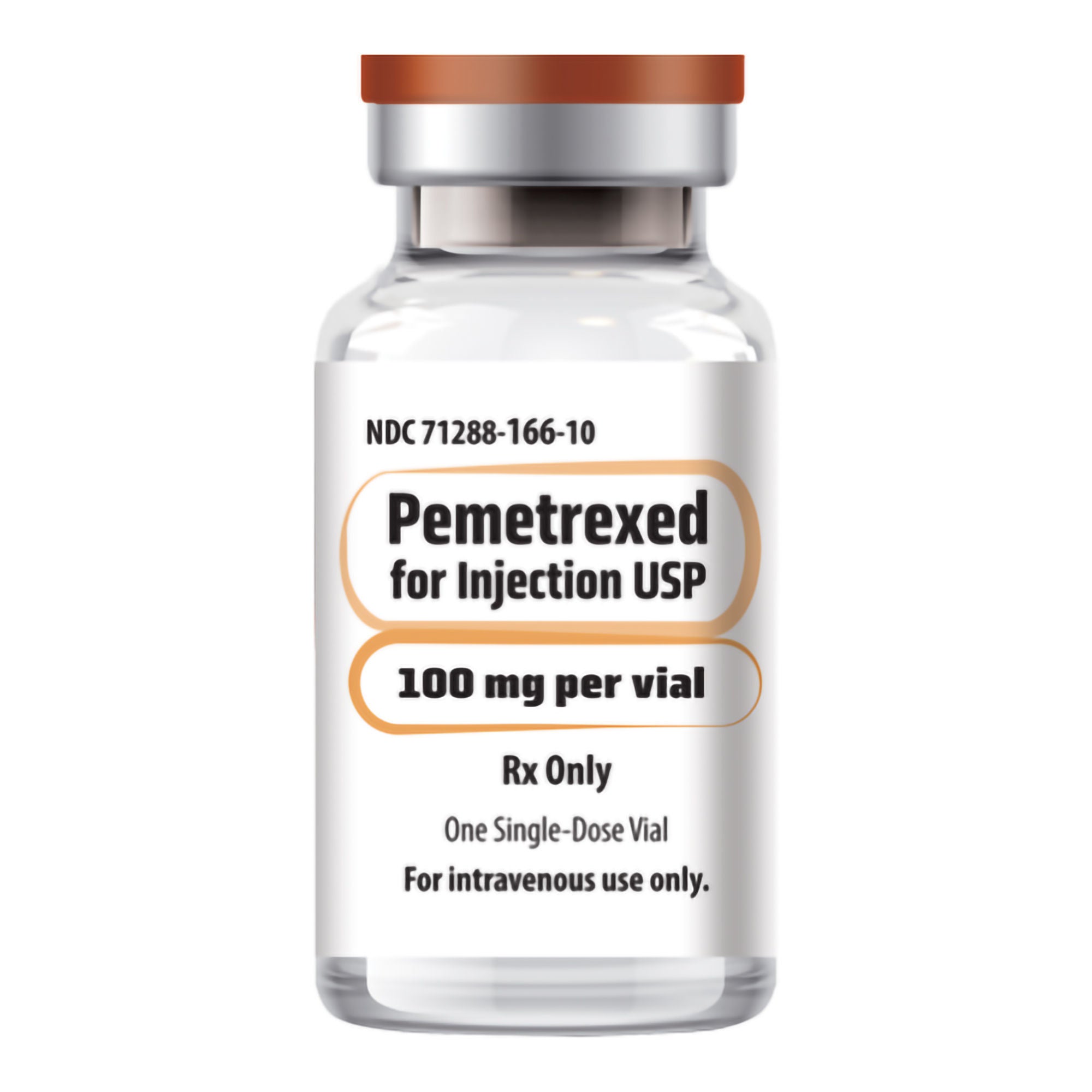 Meitheal Pharmaceuticals Inc - 71288016610 Pemetrexed Disodium 100 mg Injection