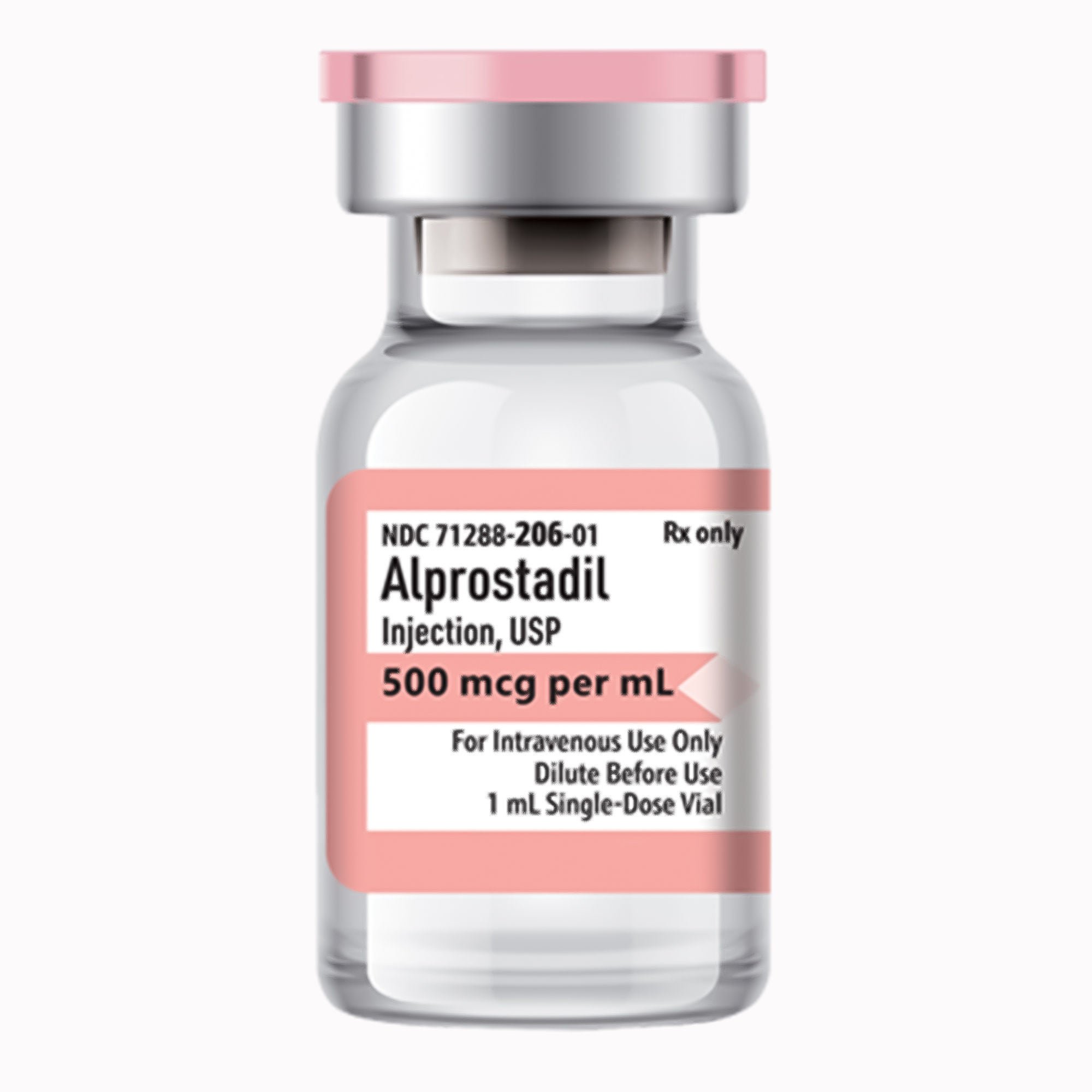 Meitheal Pharmaceuticals Inc - 71288020602 Alprostadil 500 mcg / mL Injection 1 mL