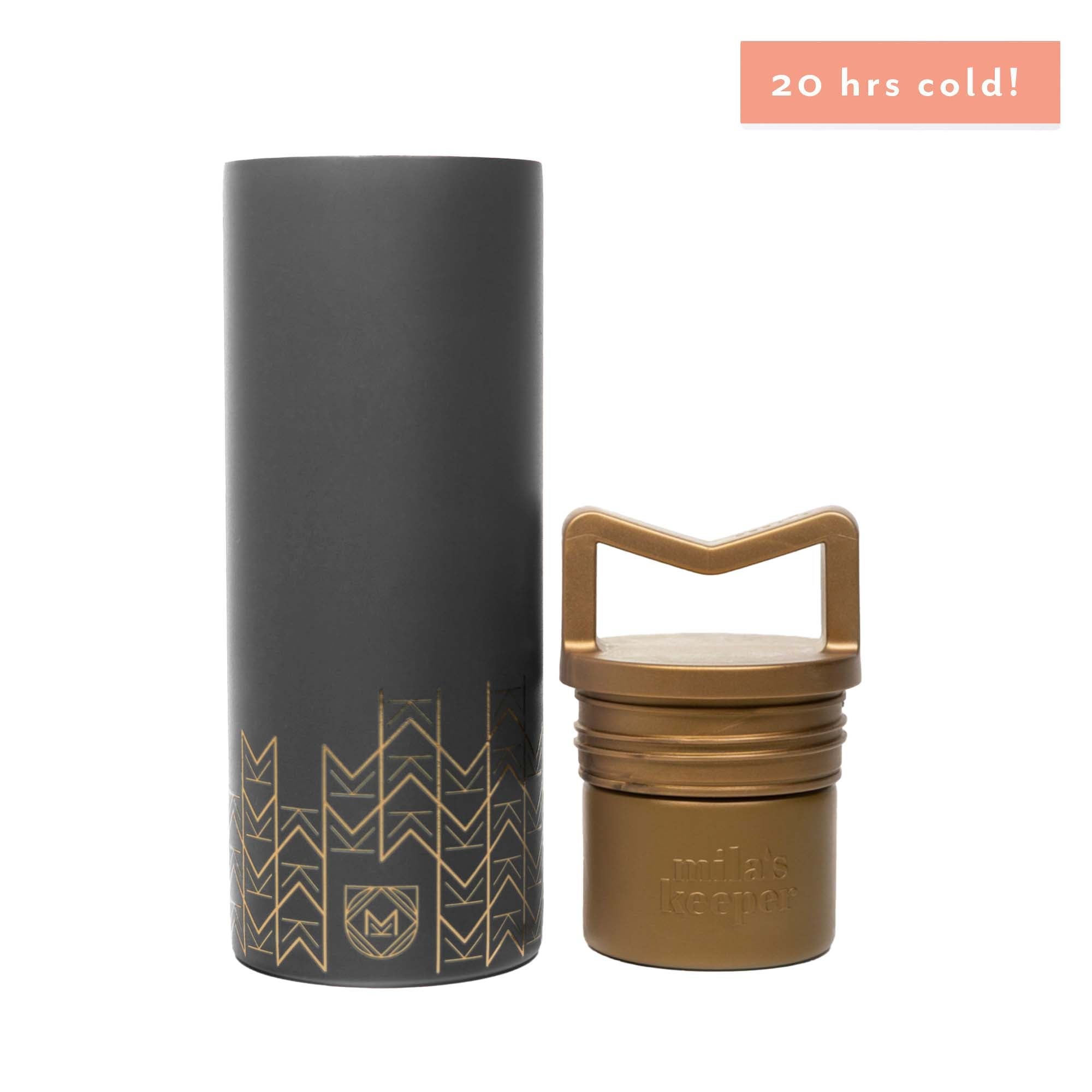 Mila's Keeper - ICGRY-C24 Breast Milk Cooler The MilKeeper® 12 oz. Stainless Steel Starry Night