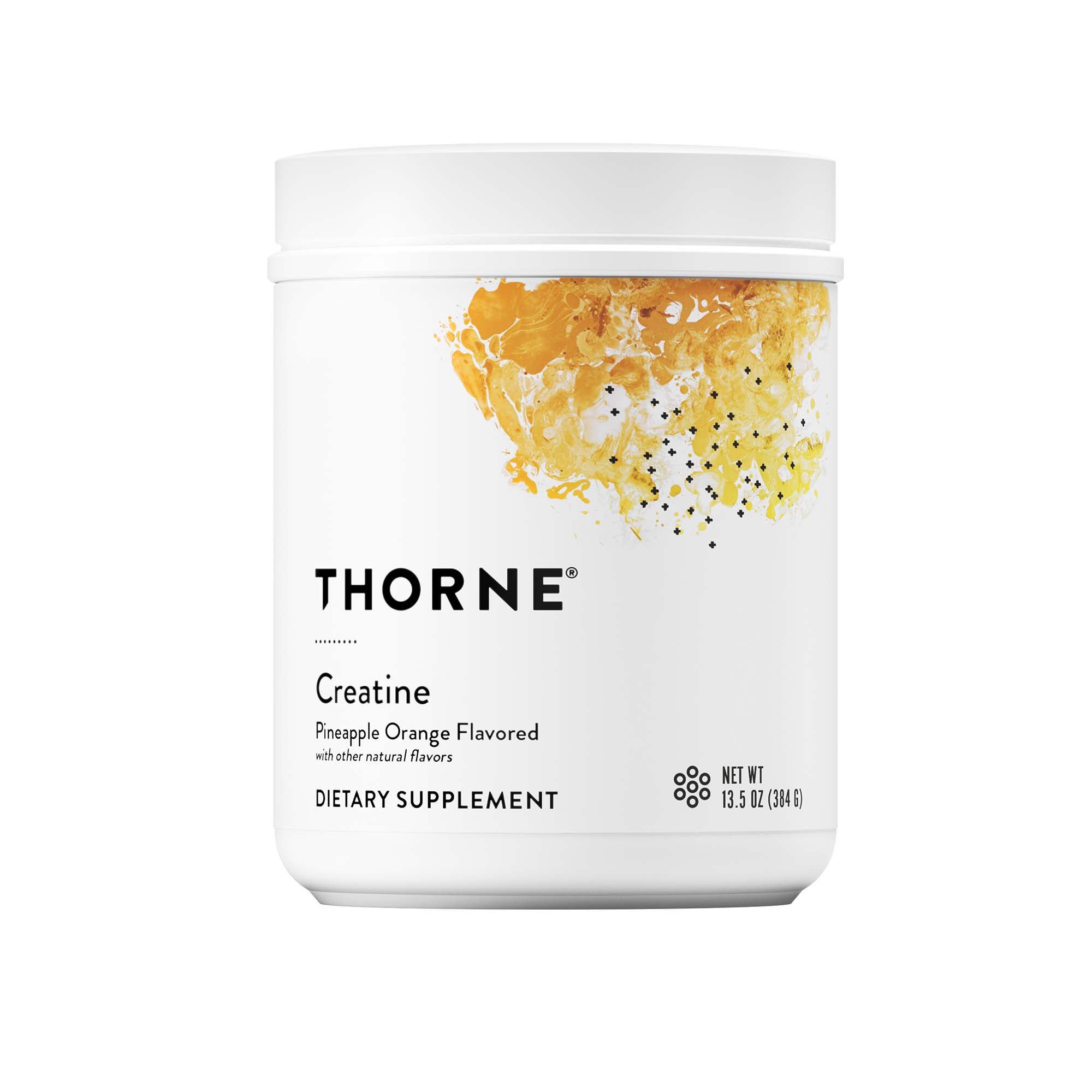 Thorne Research Inc - SF906 Oral Supplement THORNE® Creatine Pineapple Orange Flavor Powder 13.5 oz. Canister