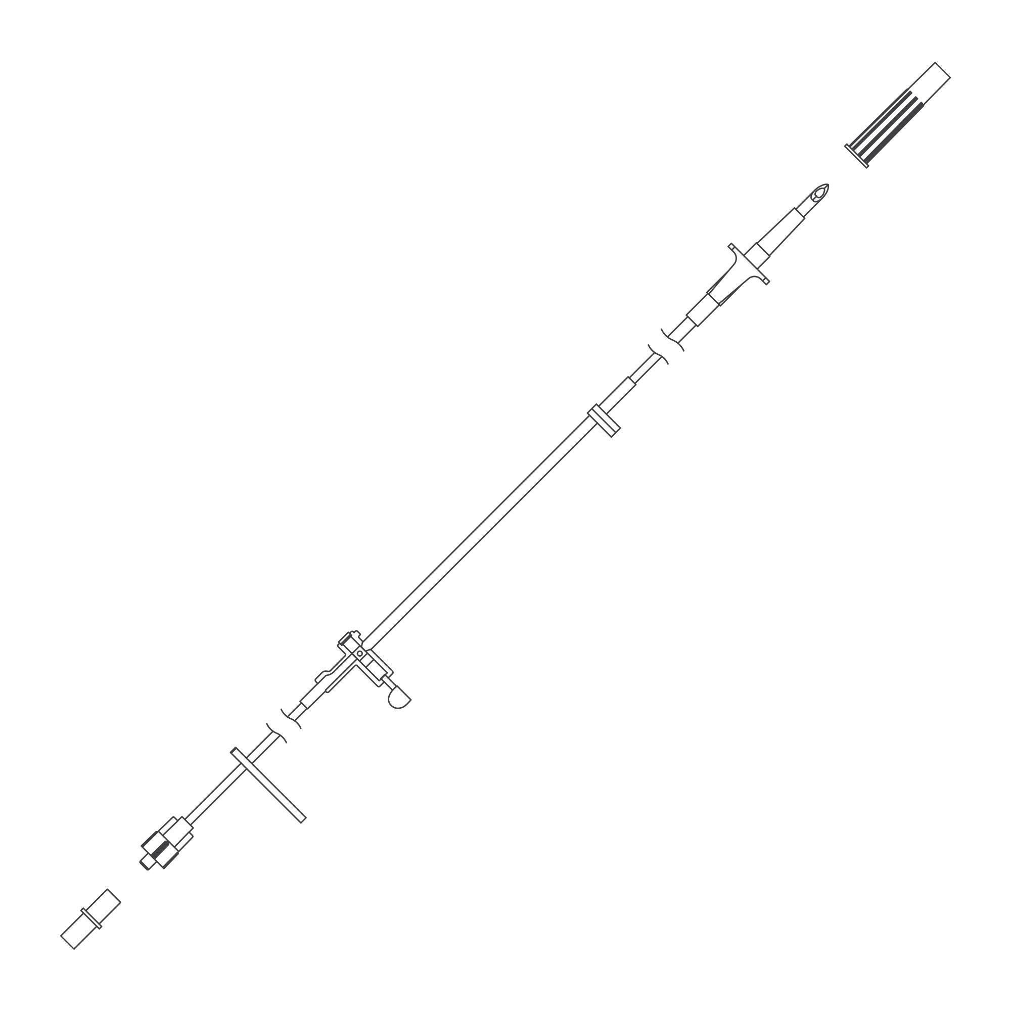 Zevex - 380-4114 IV Pump Set Pump 93 Inch Tubing
