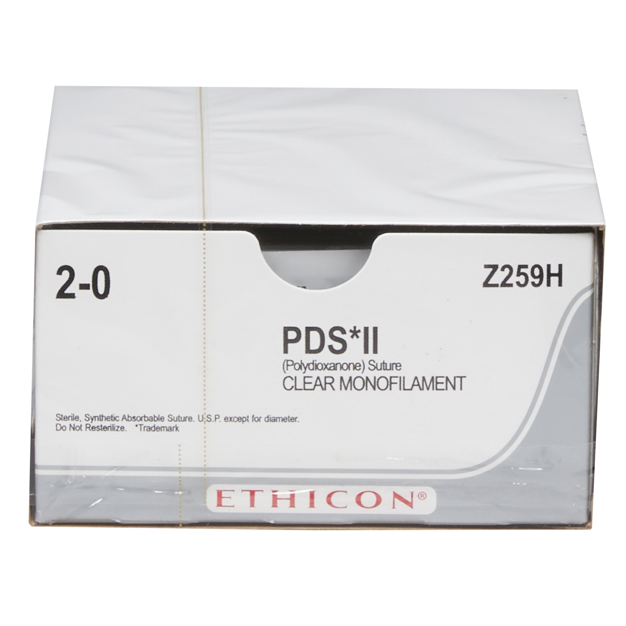 J & J Healthcare Systems Z259H - PDS™ II Suture with Needle - 12/Dozen, 36/Box