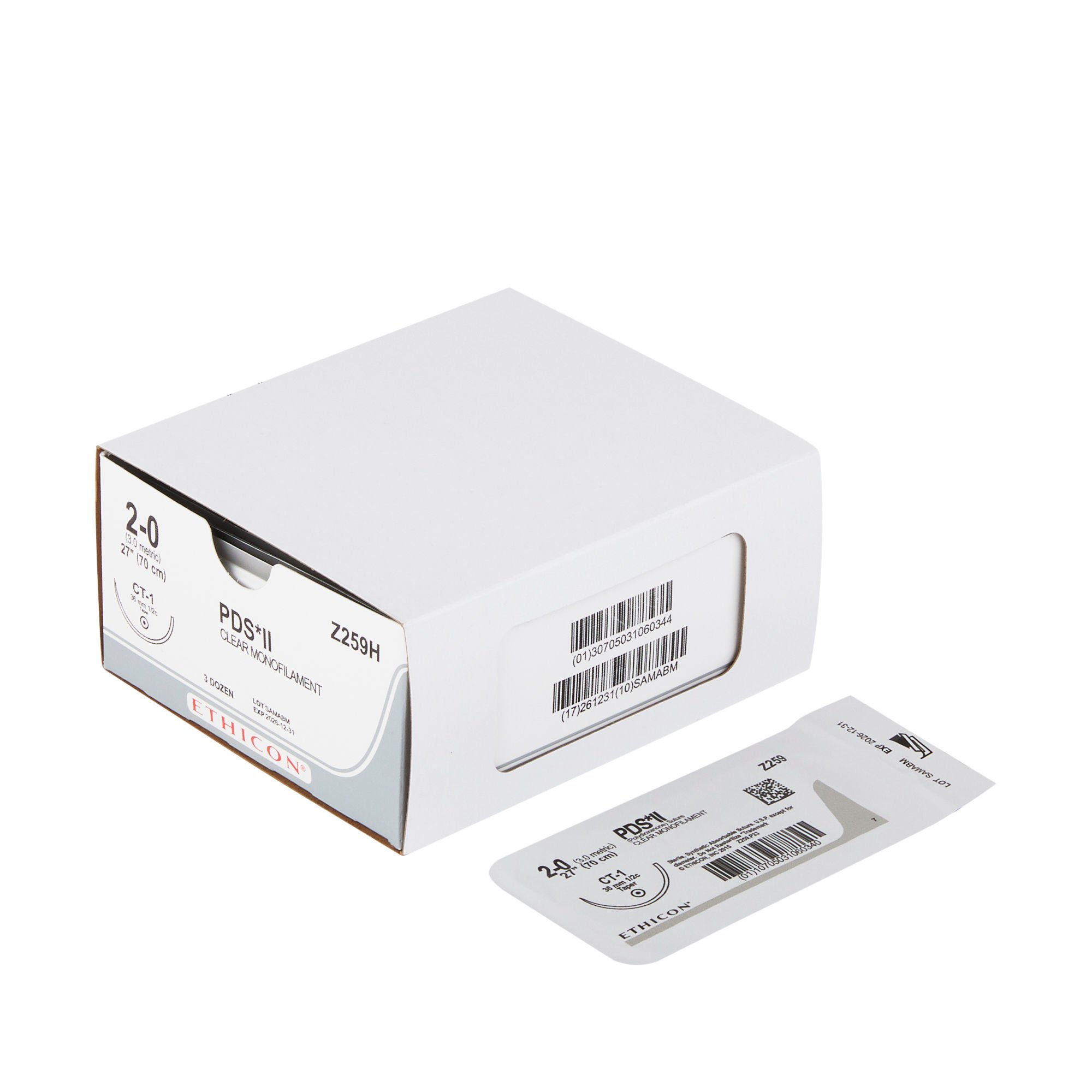 J & J Healthcare Systems - Z259H PDS™ II Suture with Needle