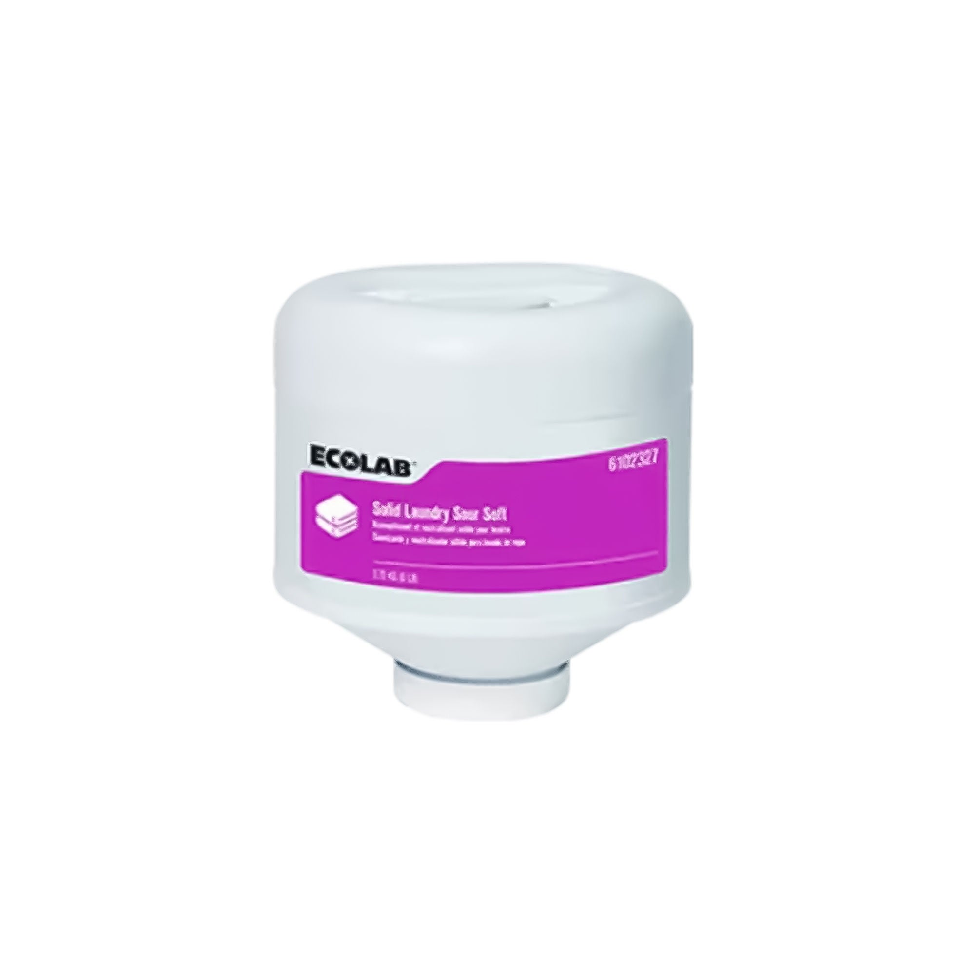 Ecolab - 6102327 Laundry Sour Soft Ecolab® 6 lbs. Bottle Solid Fresh Scent
